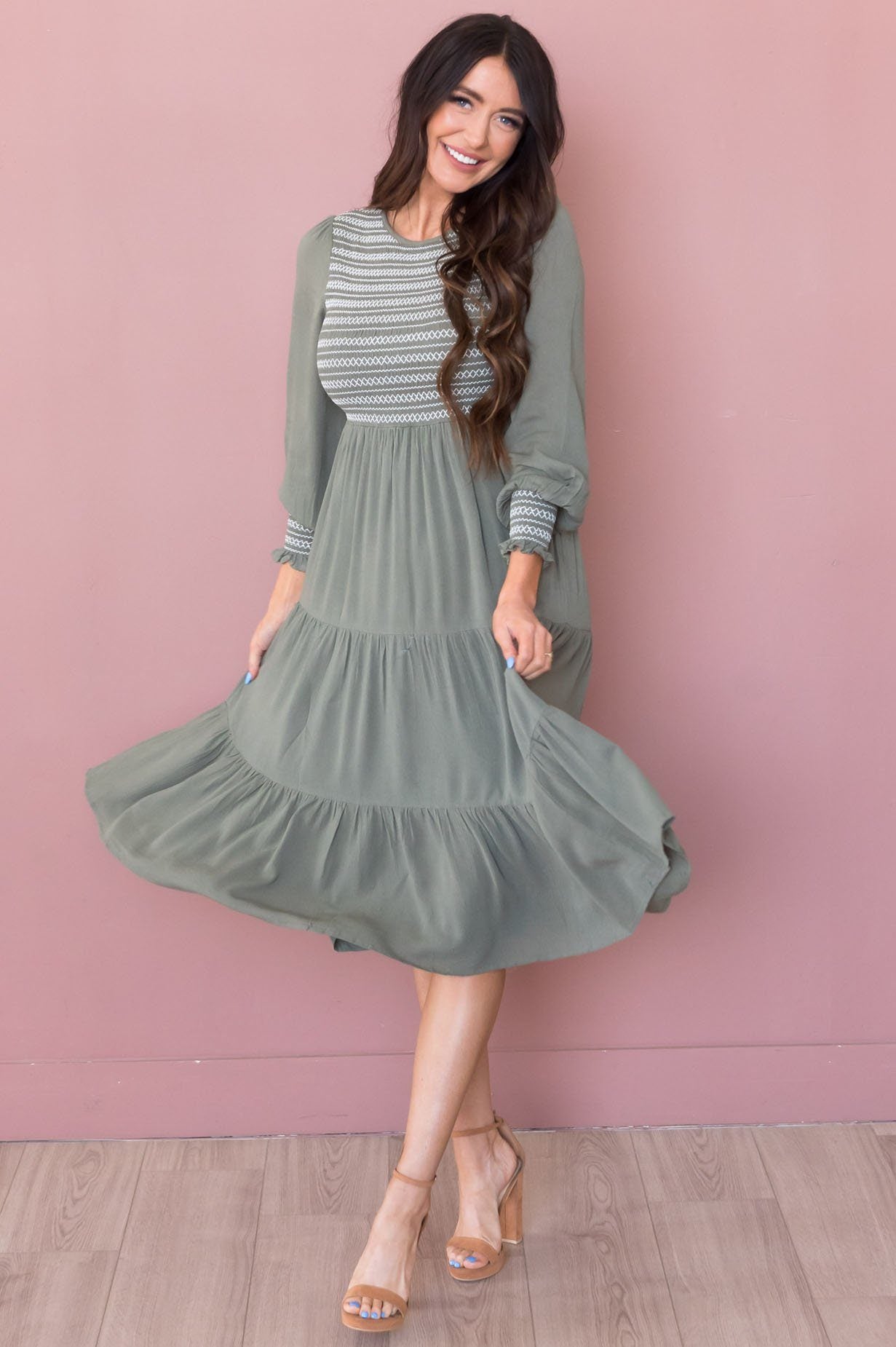 The Brenda Modest Dresses vendor-unknown