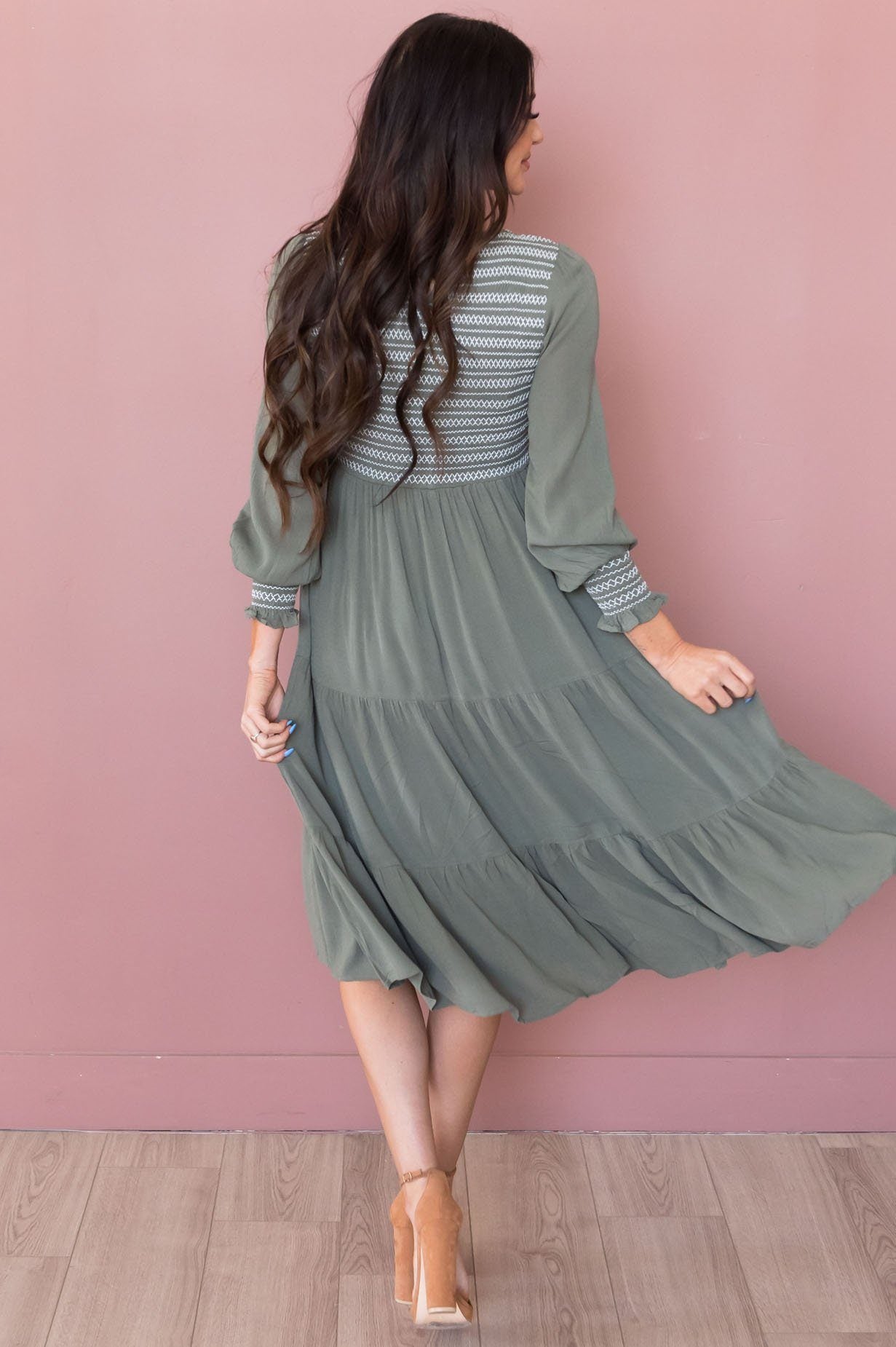 The Brenda Modest Dresses vendor-unknown