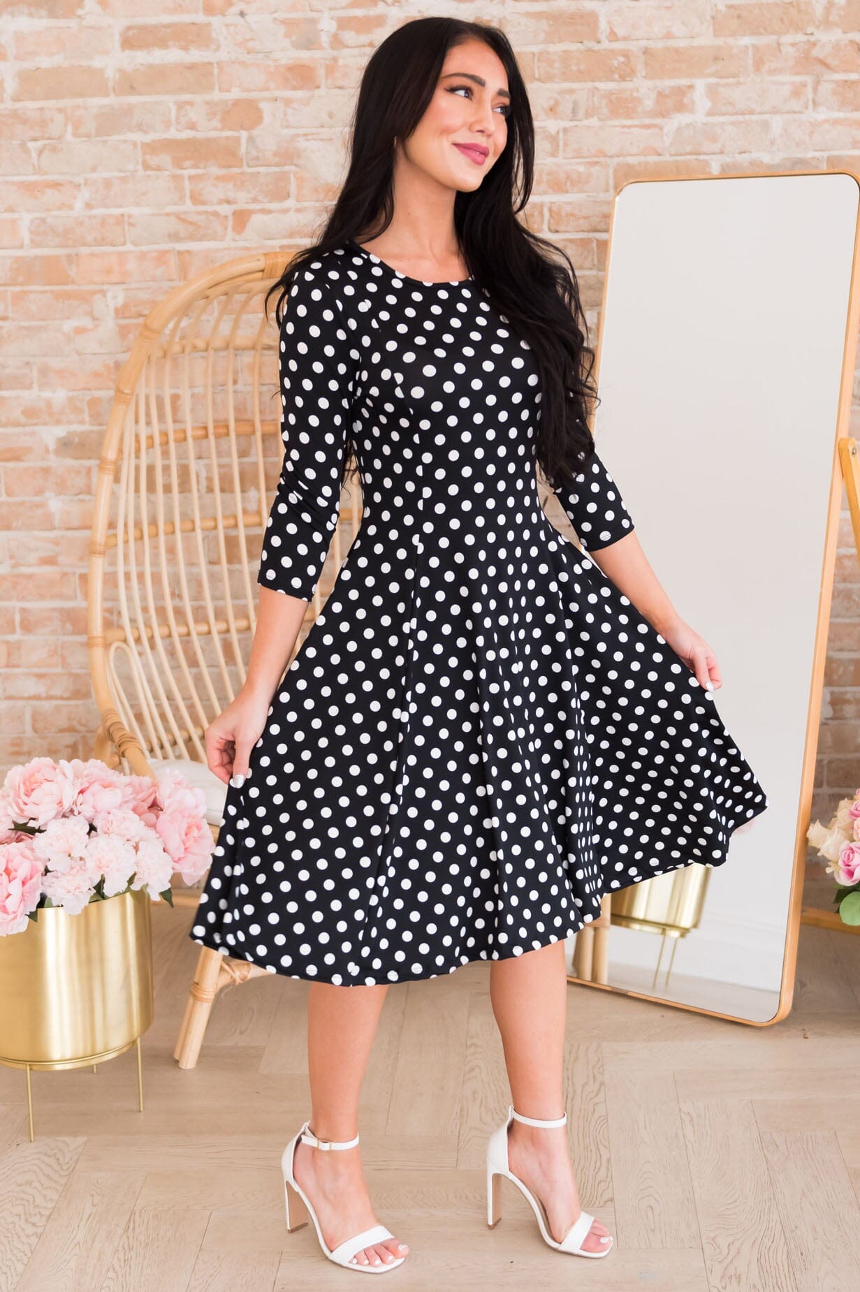 The Lyla Modest Dresses vendor-unknown