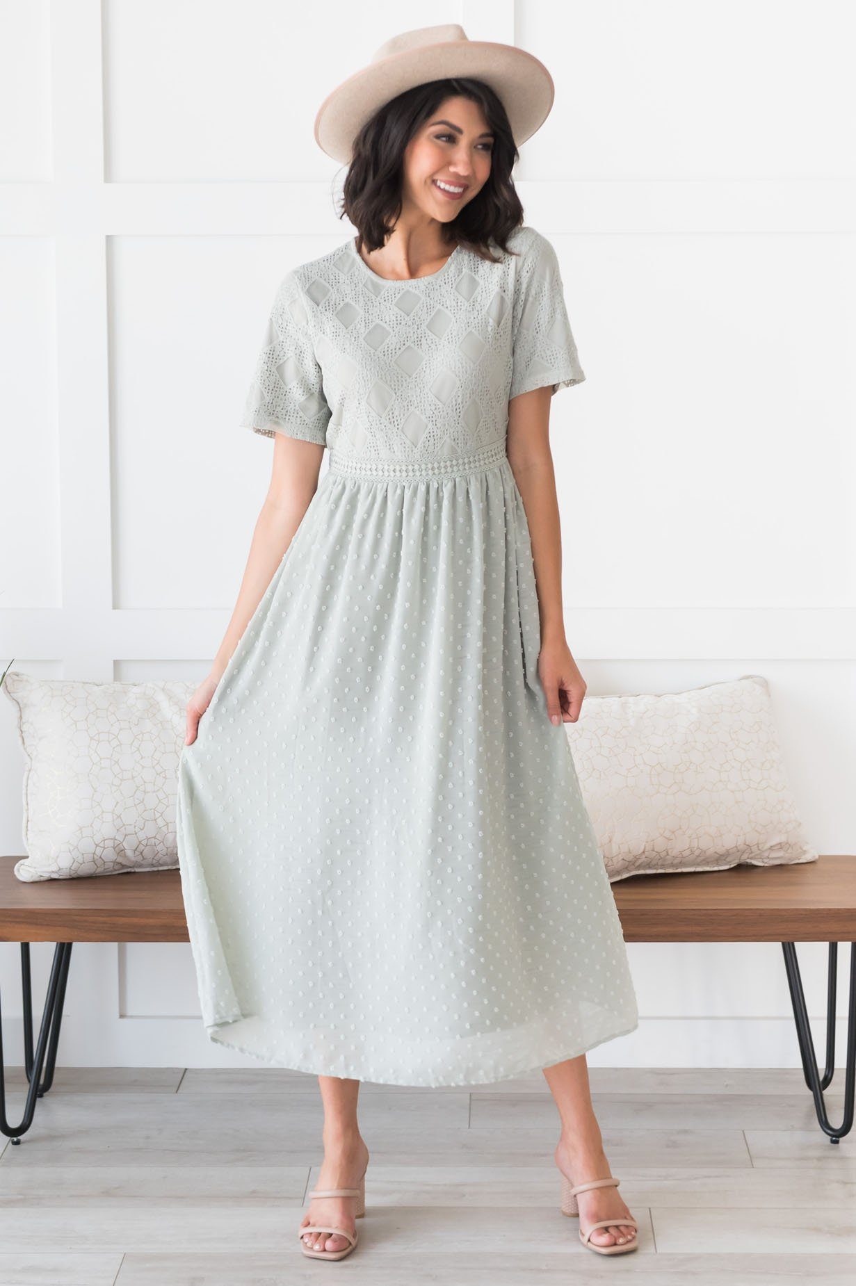 The Milena Modest Dresses vendor-unknown