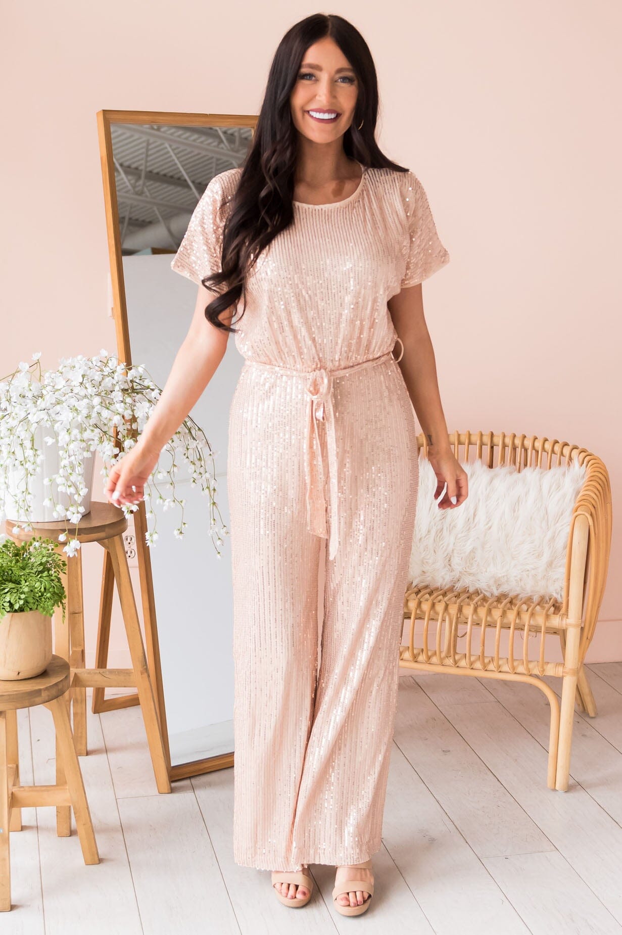 The Sabeena Modest Sequin Jumpsuit Modest Dresses vendor-unknown