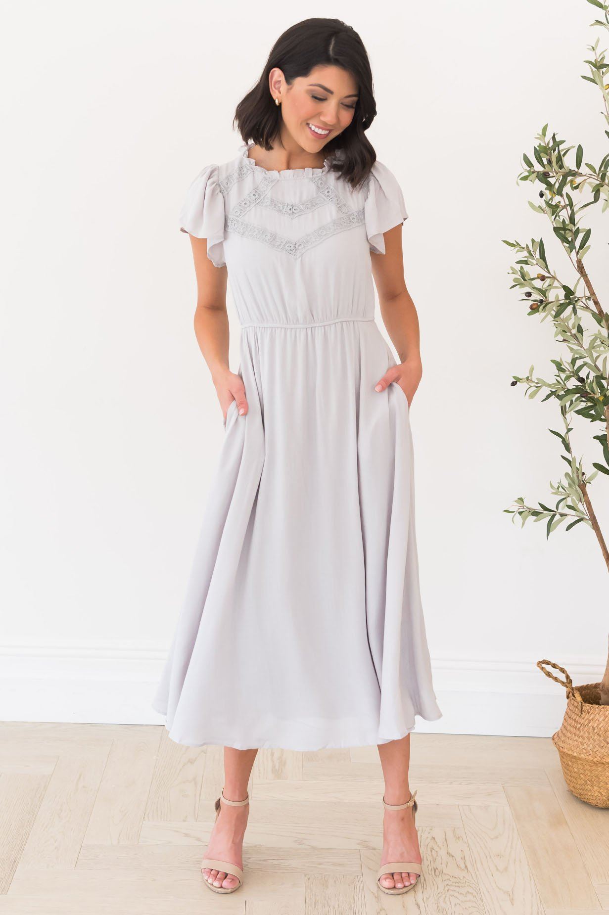 The Anjanette Modest Dresses vendor-unknown