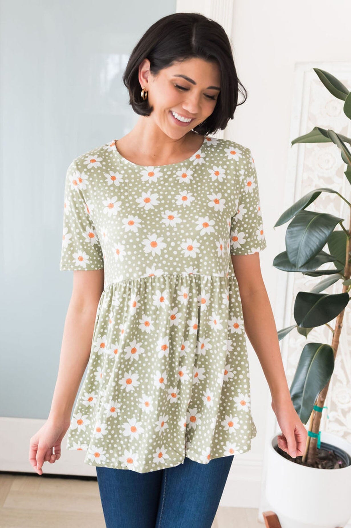 Daisy Love Babydoll Top NeeSee's Dresses