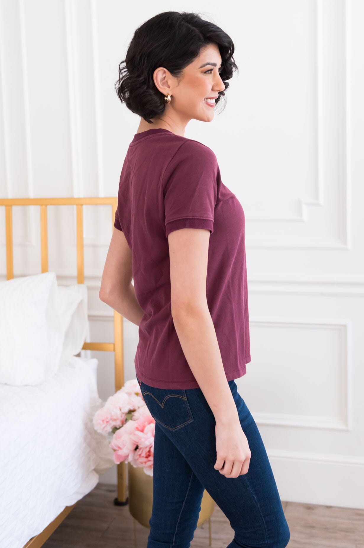 Calm & Collected Modest Top Tops vendor-unknown