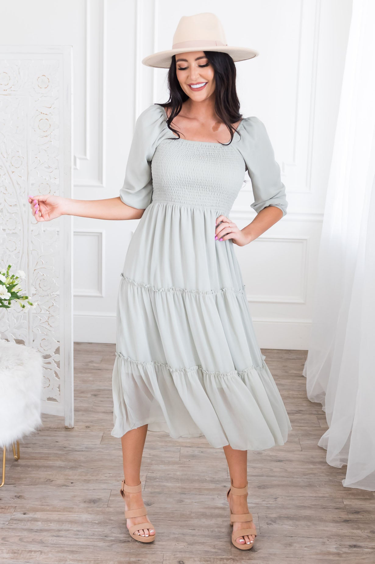 The Greta Modest Dresses vendor-unknown