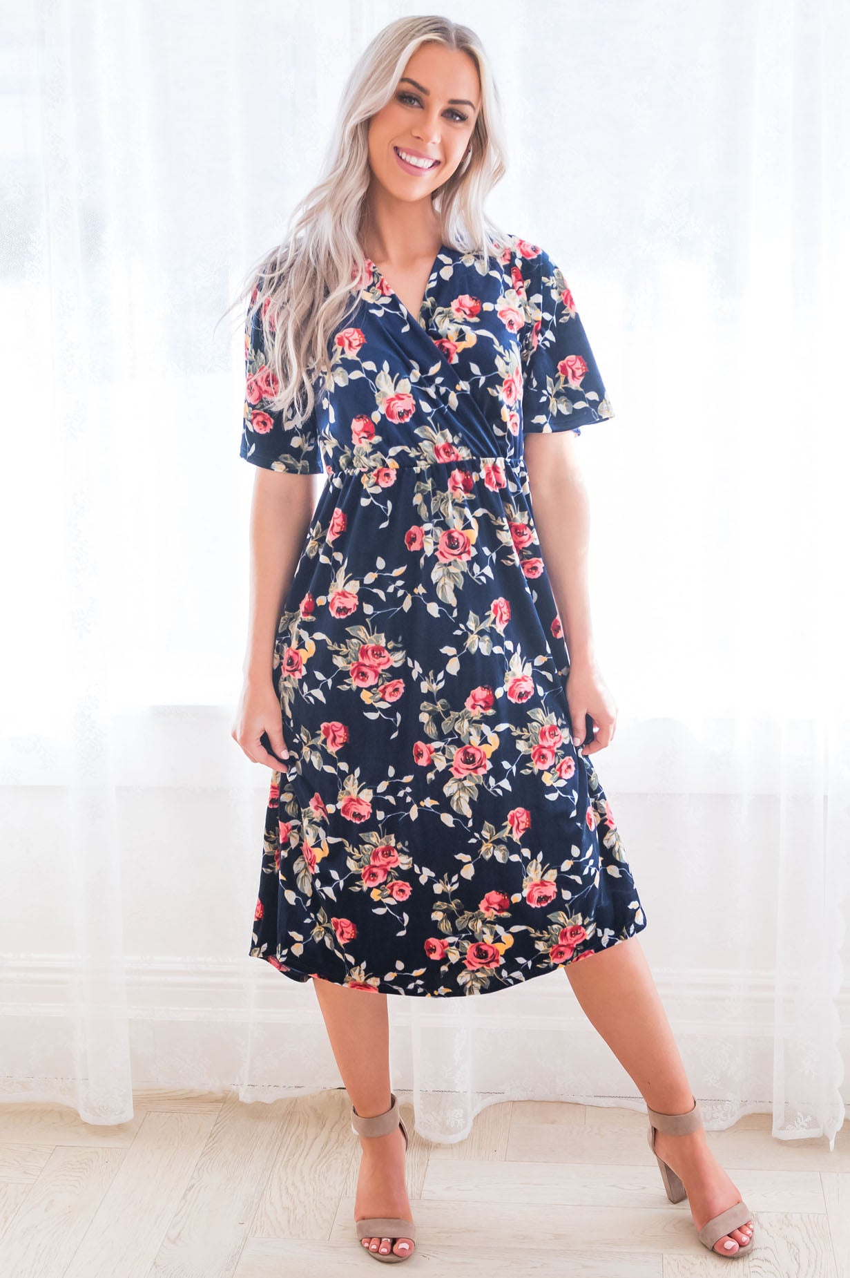 The Floral Jayde Modest Dresses vendor-unknown