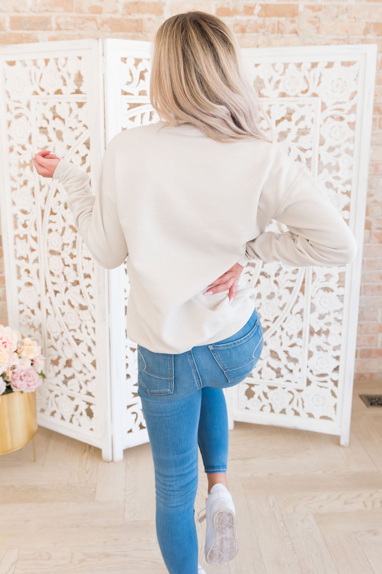 Luck On My Side Modest Sweatshirt Modest Dresses vendor-unknown