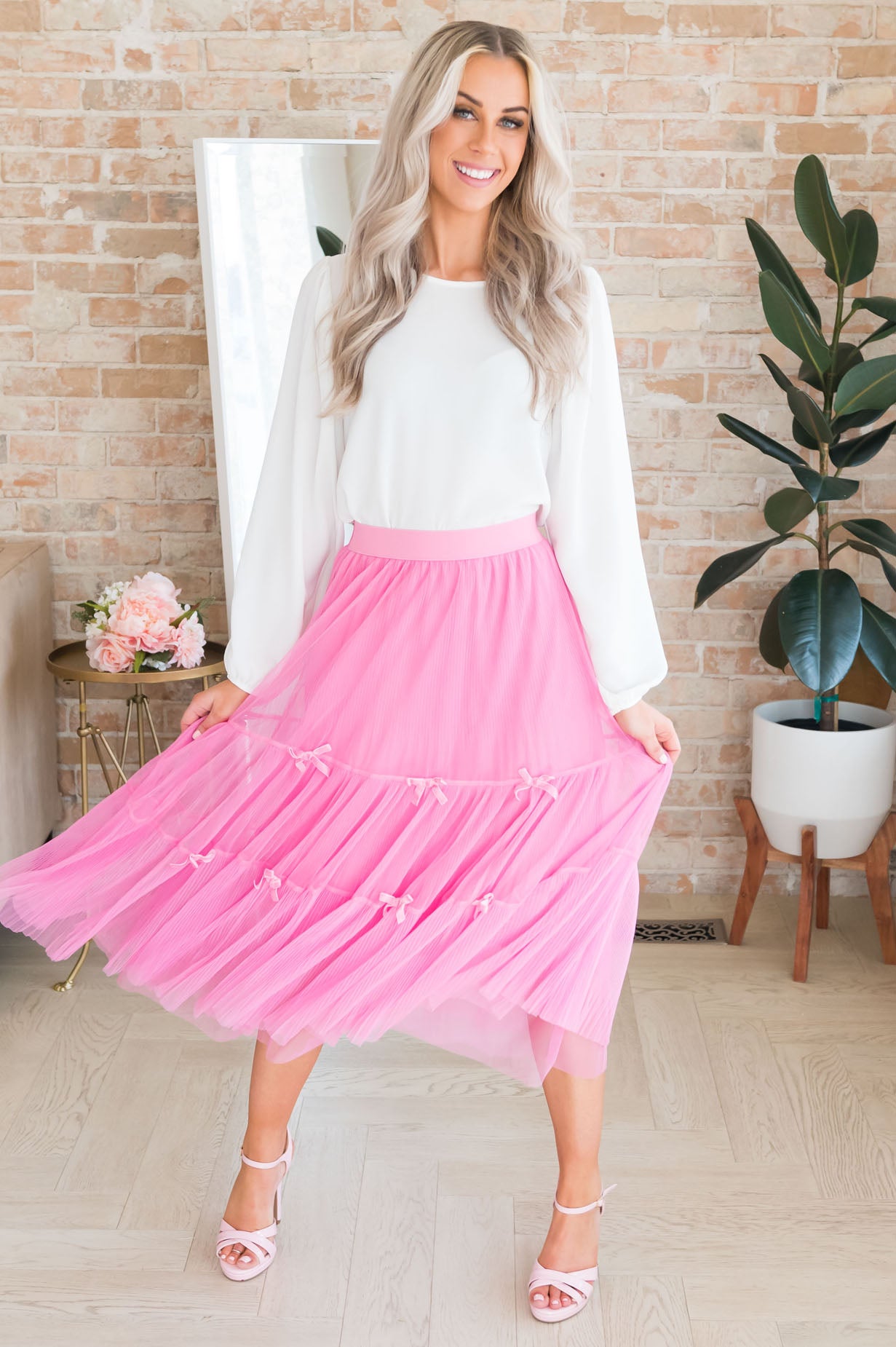 Beautiful Bows Modest Tulle Skirt Skirts vendor-unknown