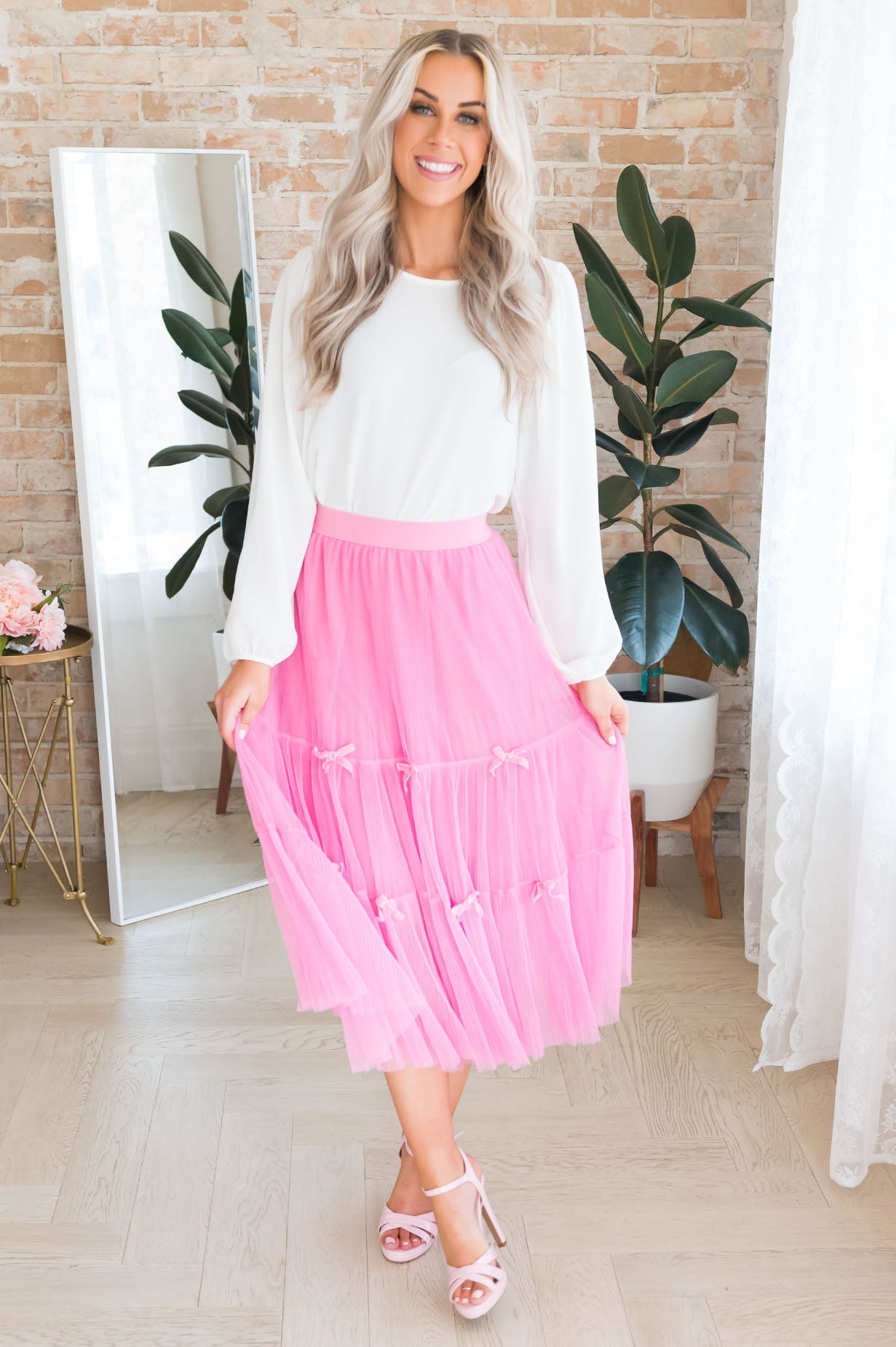 Beautiful Bows Modest Tulle Skirt Skirts vendor-unknown