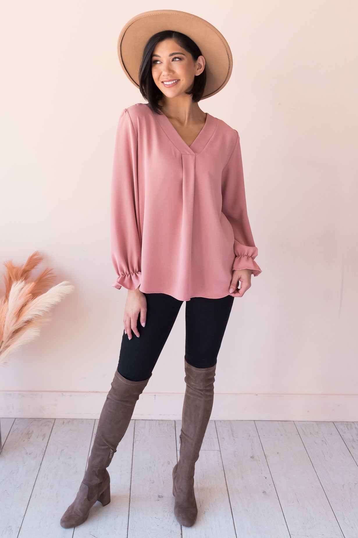 Everlasting Joy Modest Blouse Tops vendor-unknown