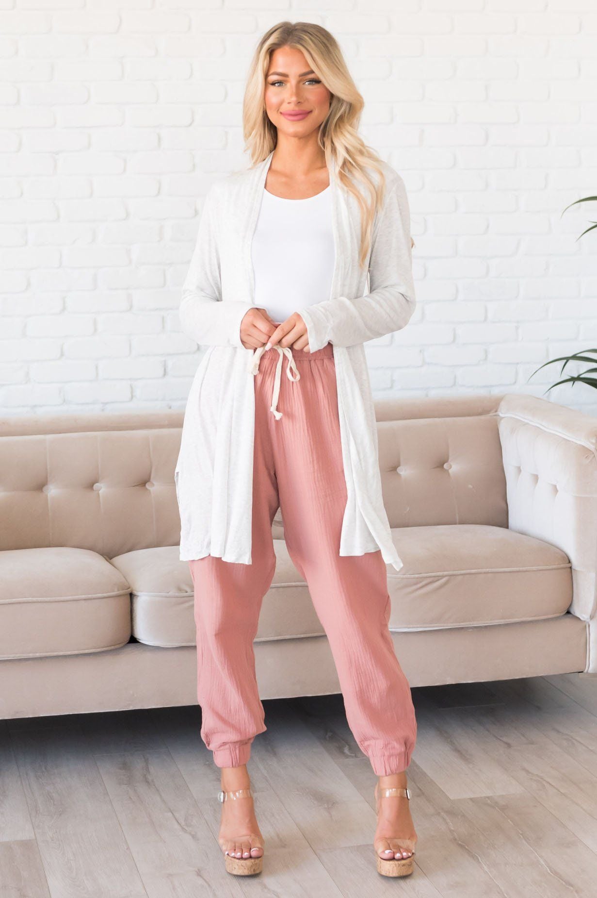 Weekend Retreat Modest Cardigan Tops vendor-unknown