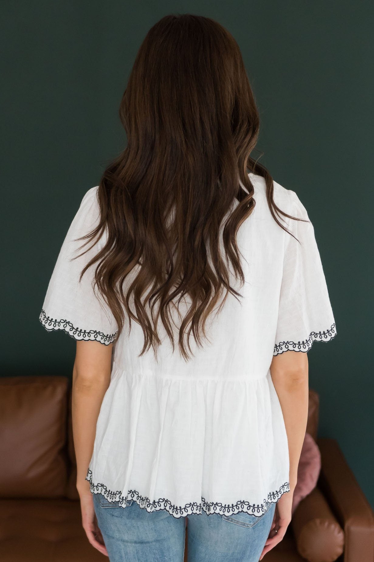 All Is Well Modest Babydoll Top Tops vendor-unknown