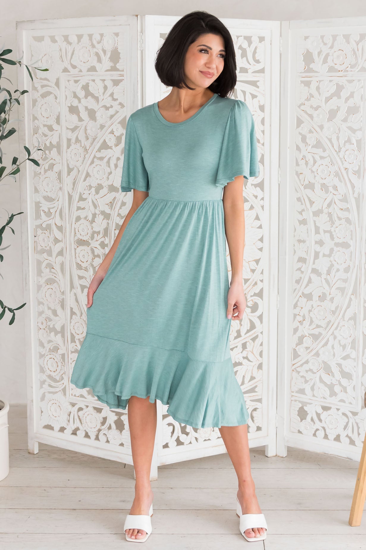 The Leila Modest Dresses vendor-unknown