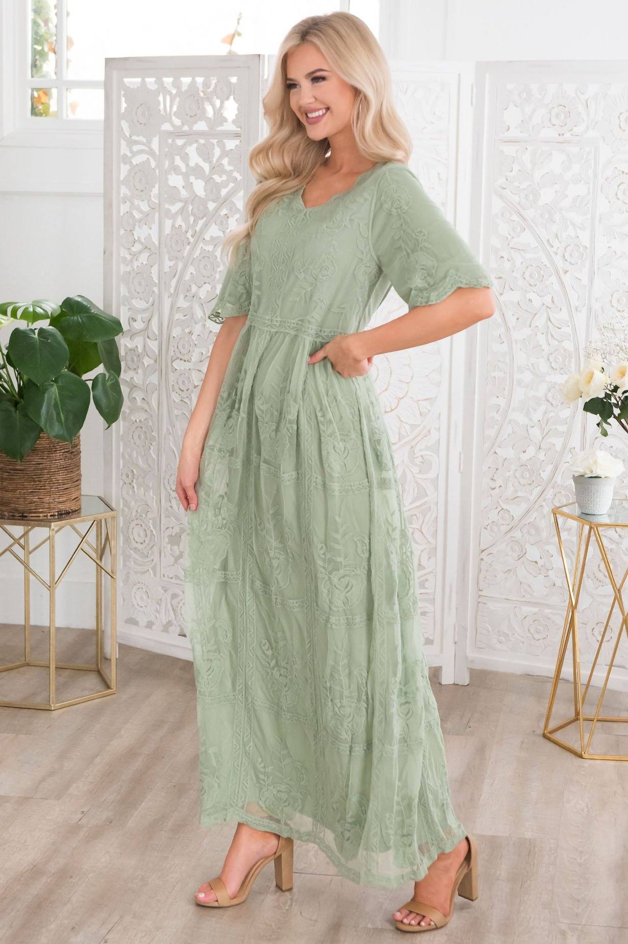 The Lexi Boho Maxi Dress Modest Dresses vendor-unknown
