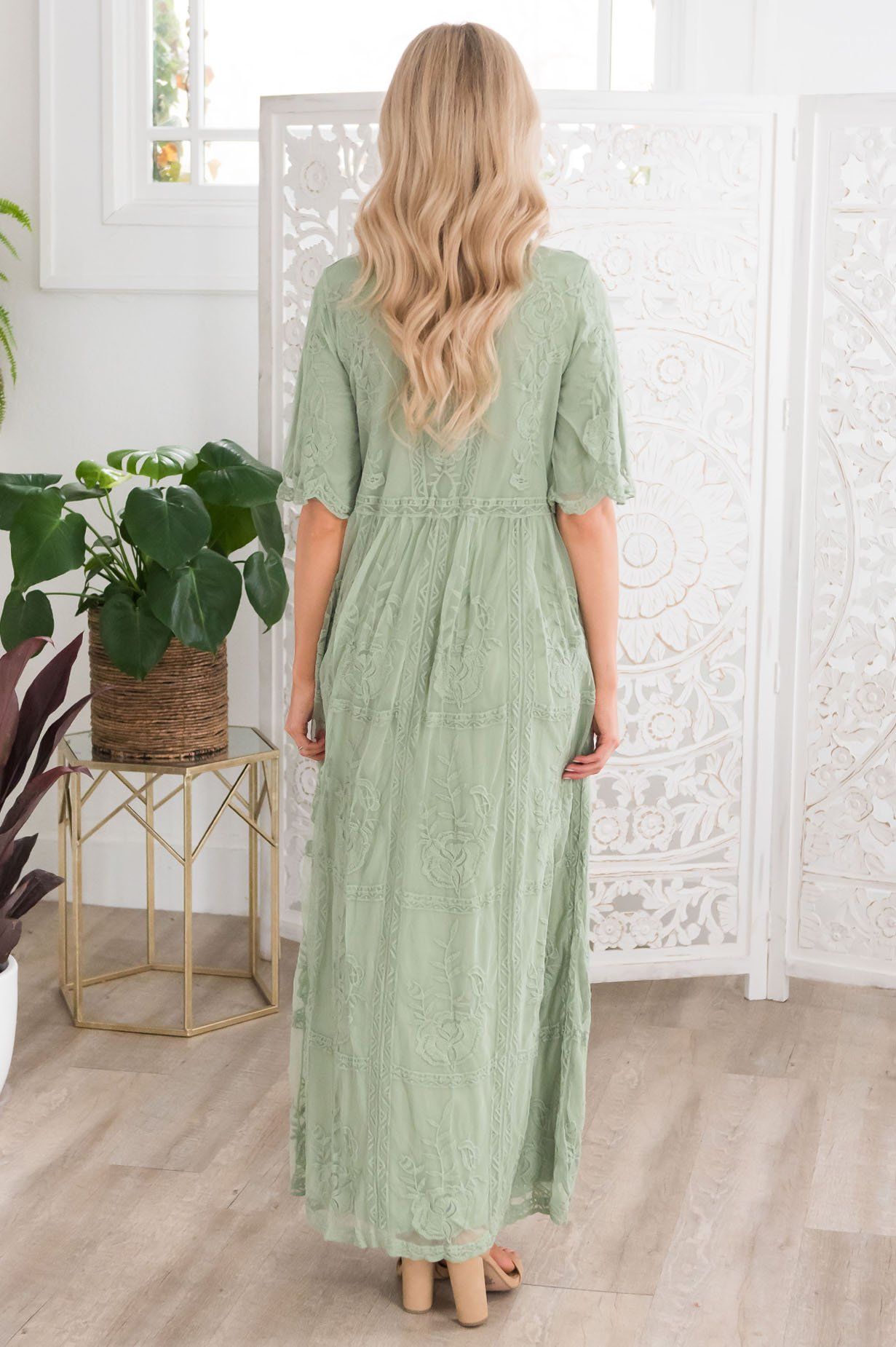 The Lexi Boho Maxi Dress Modest Dresses vendor-unknown