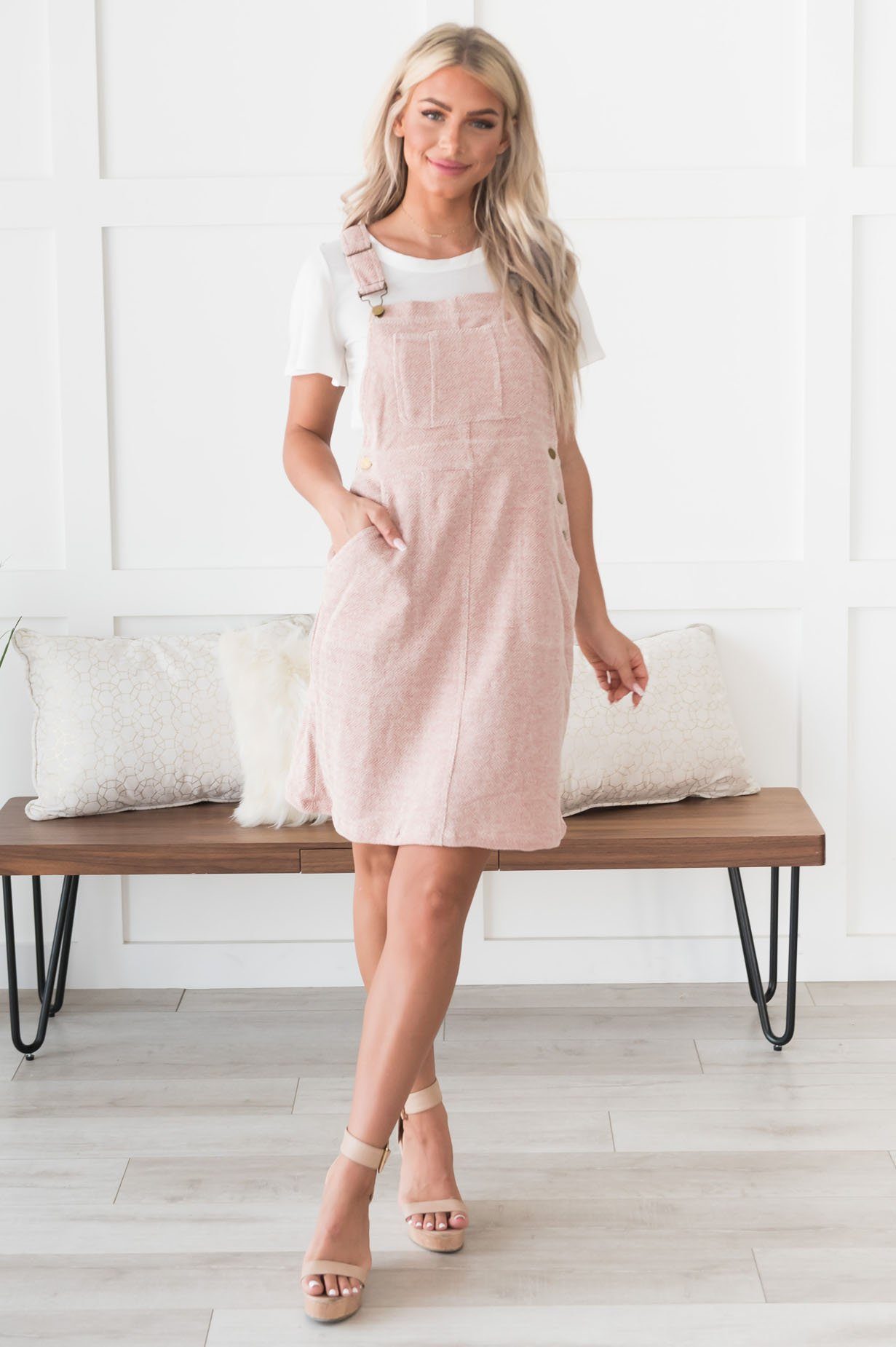The Lauralie Overall Dress Modest Dresses vendor-unknown