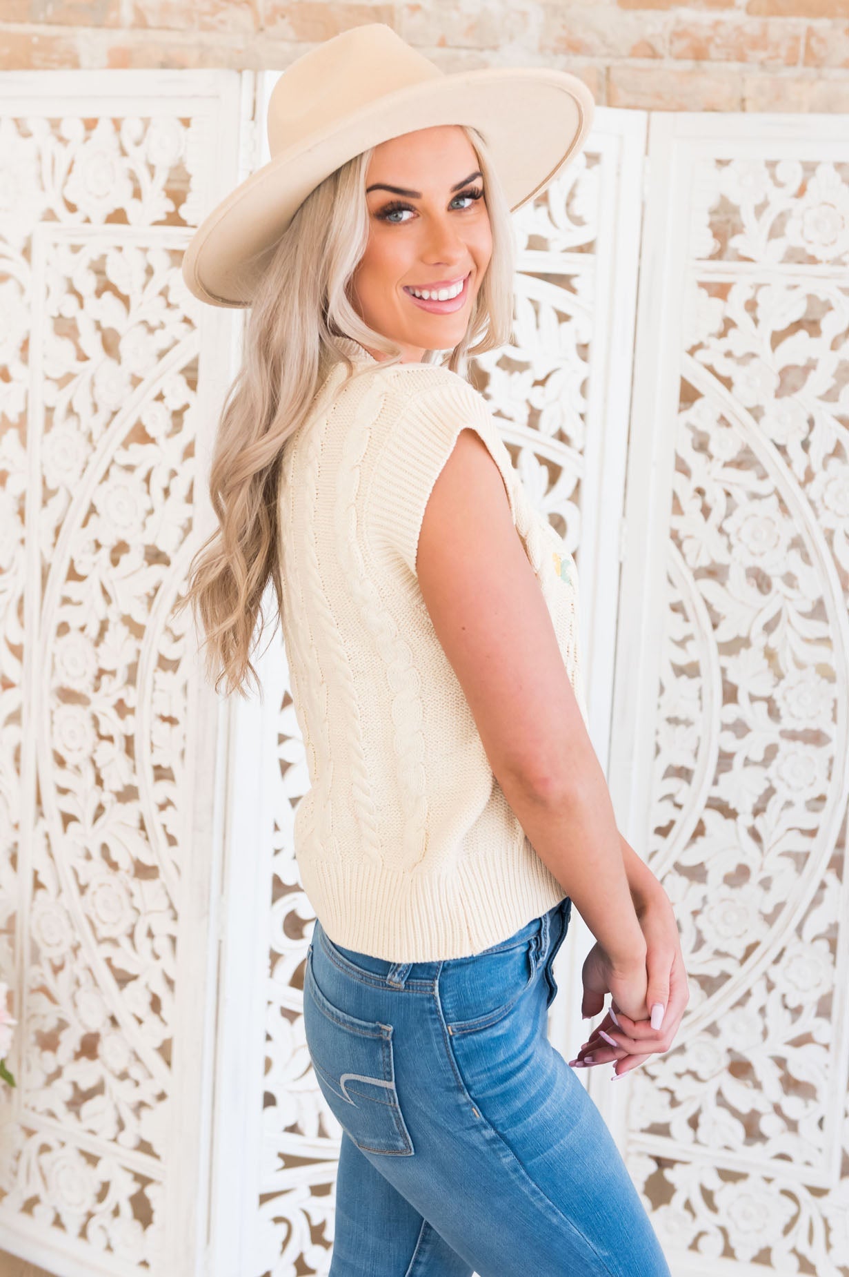 Picnicking In The Park Modest Sweater Modest Dresses vendor-unknown