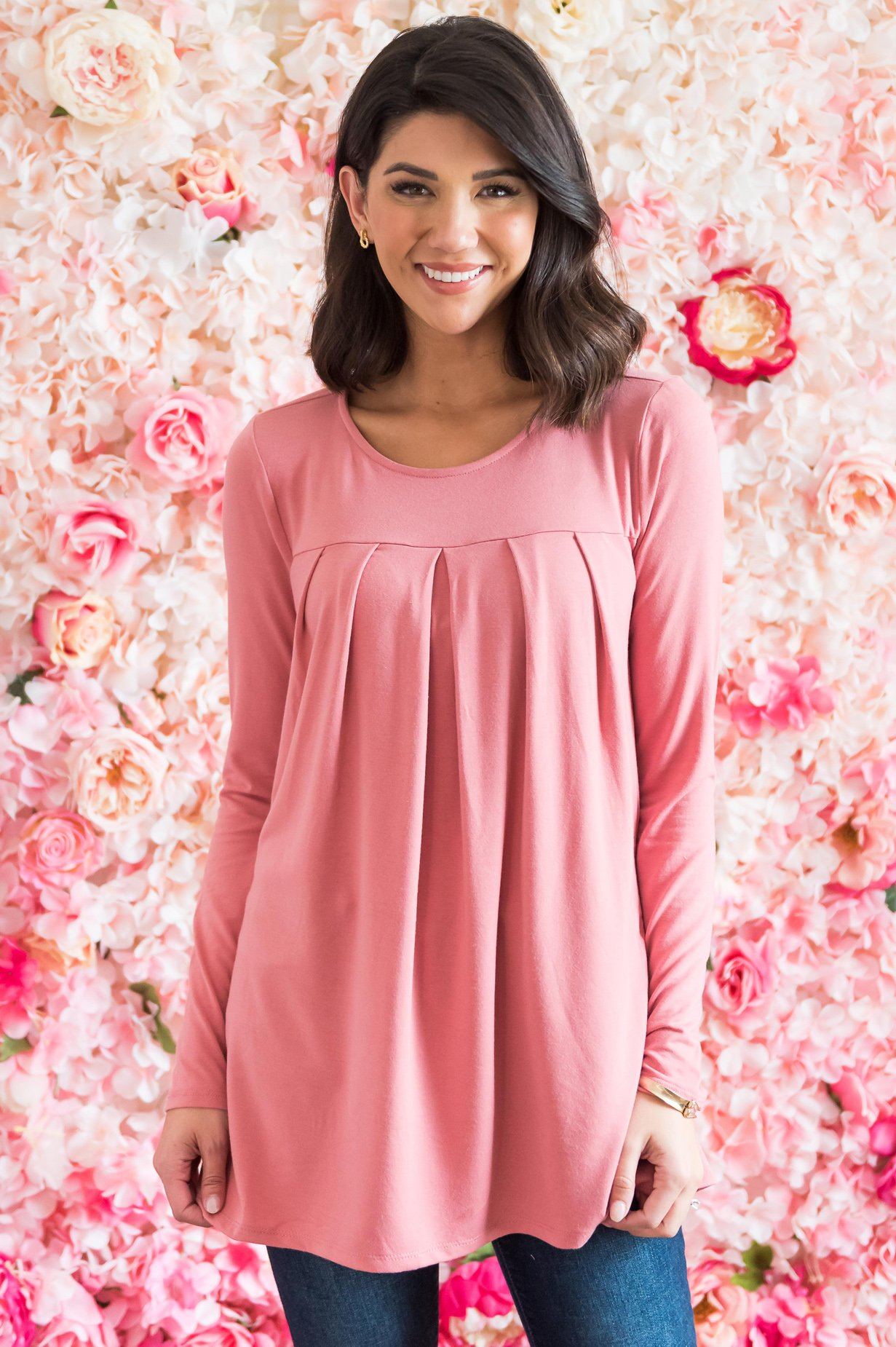 Only Always Modest Blouse NEEDS PICTURES: Cappuccino and ivory Modest Dresses vendor-unknown