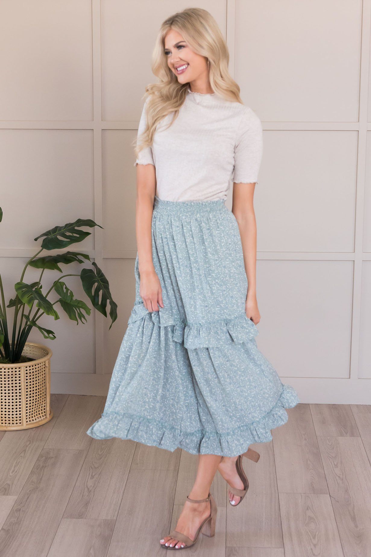 Delightful Day Modest Skirt Skirts vendor-unknown