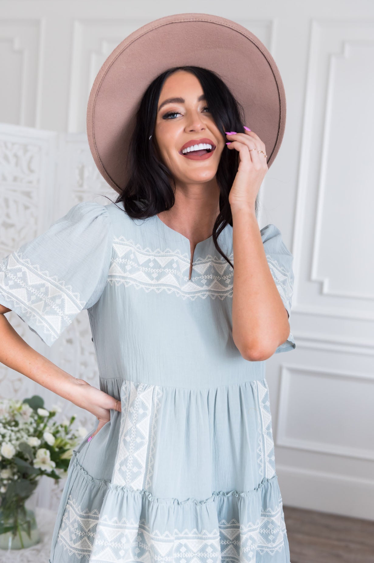 The Ingrid - Petite Modest Dresses vendor-unknown