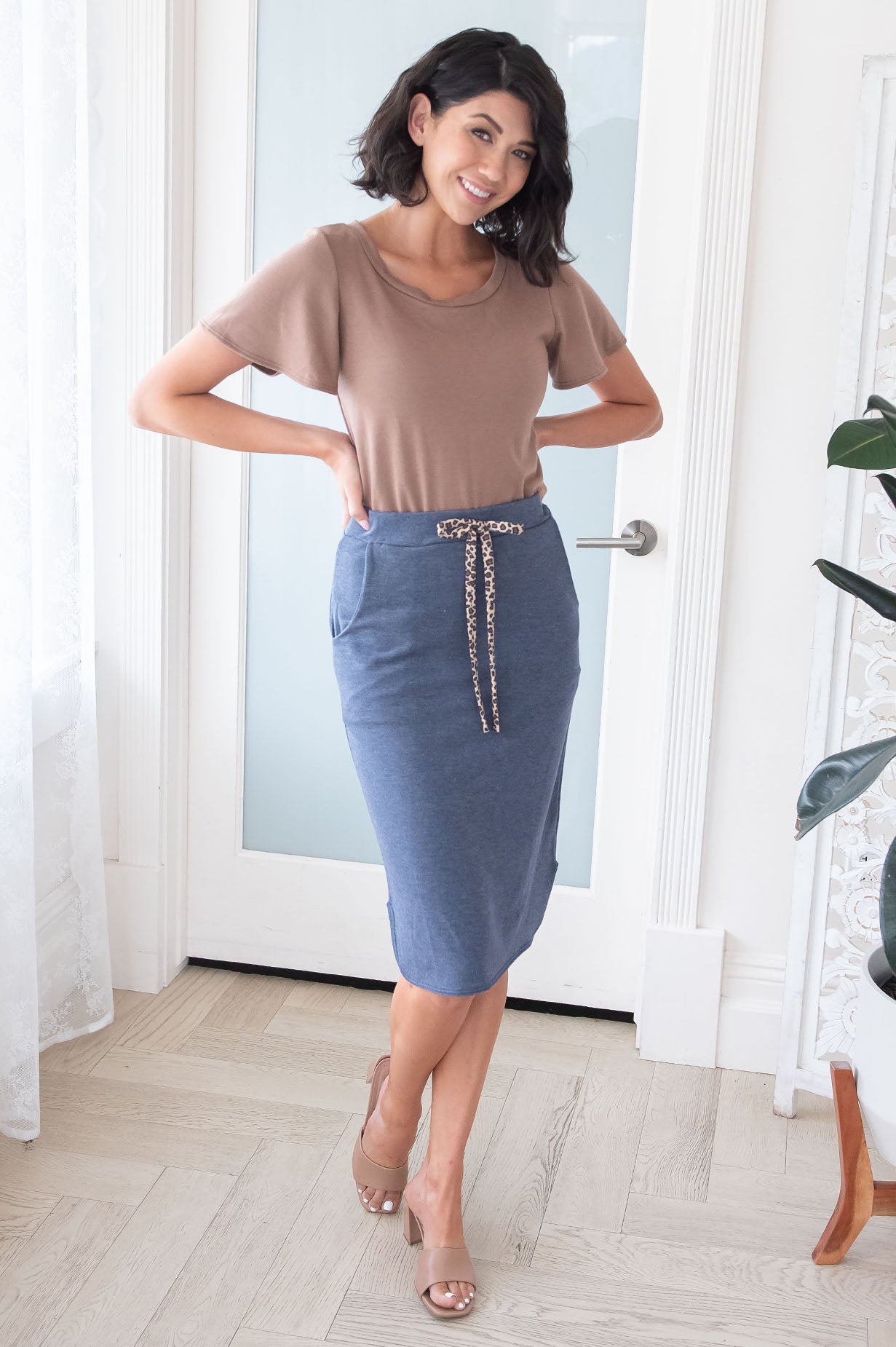 Goal Getter Modest Jersey Knit Skirt Skirts vendor-unknown