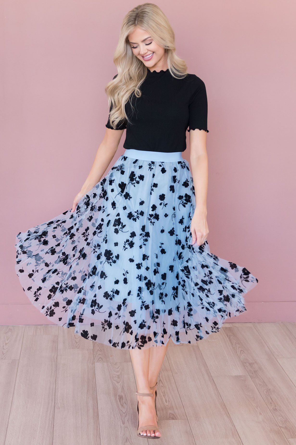 Forever Love Song Modest Tulle Skirt NeeSee's Dresses