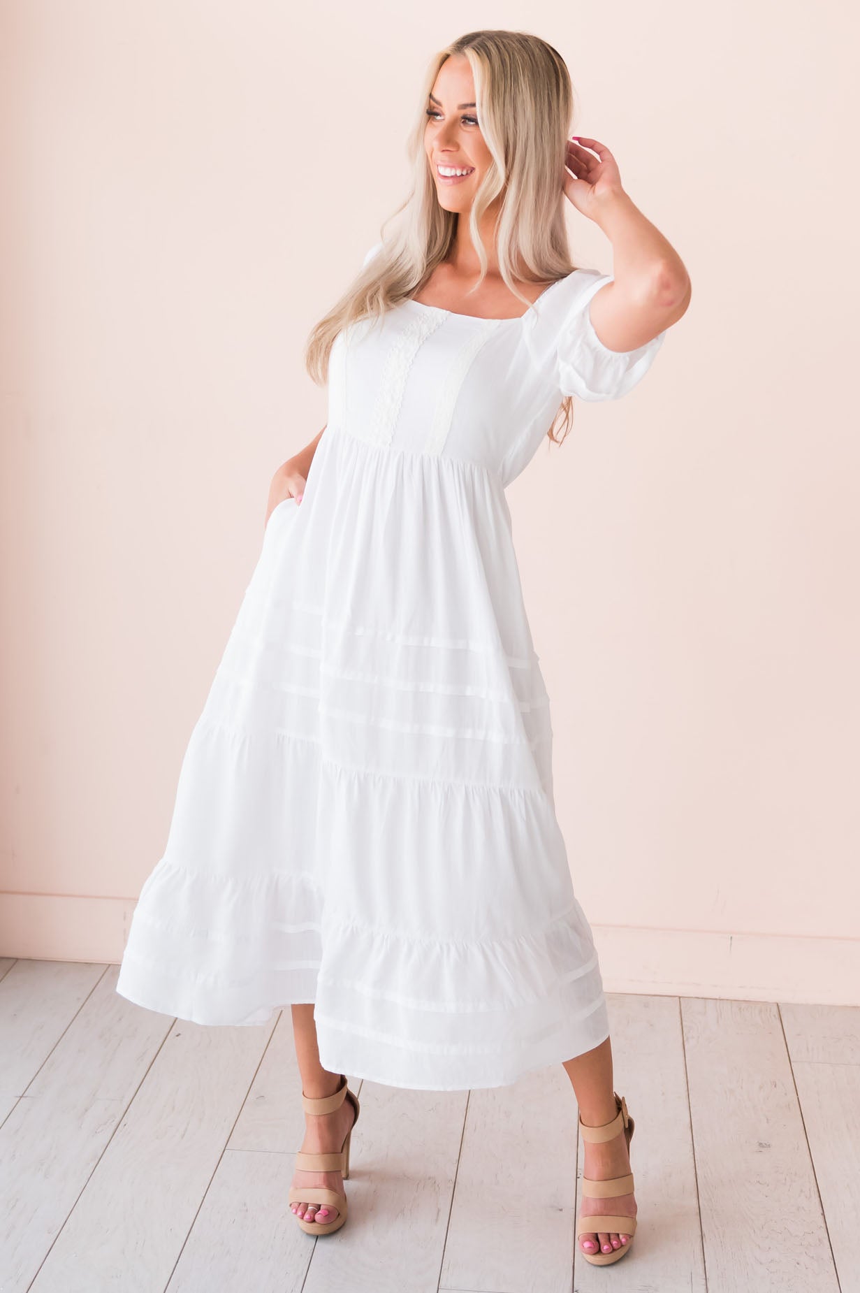 The Cloudia Modest Dresses vendor-unknown