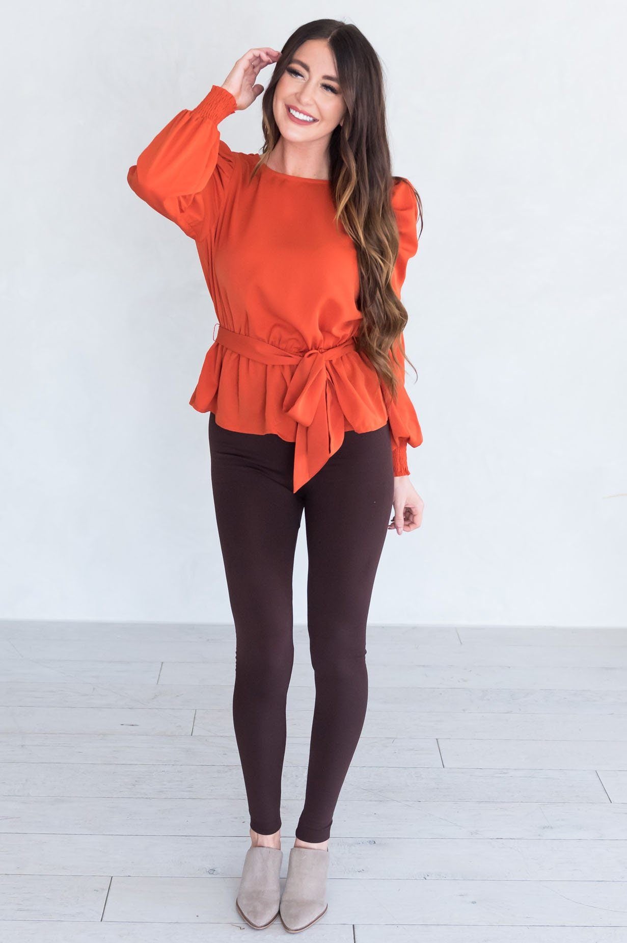 Walking In Sunlight Modest Blouse Tops vendor-unknown