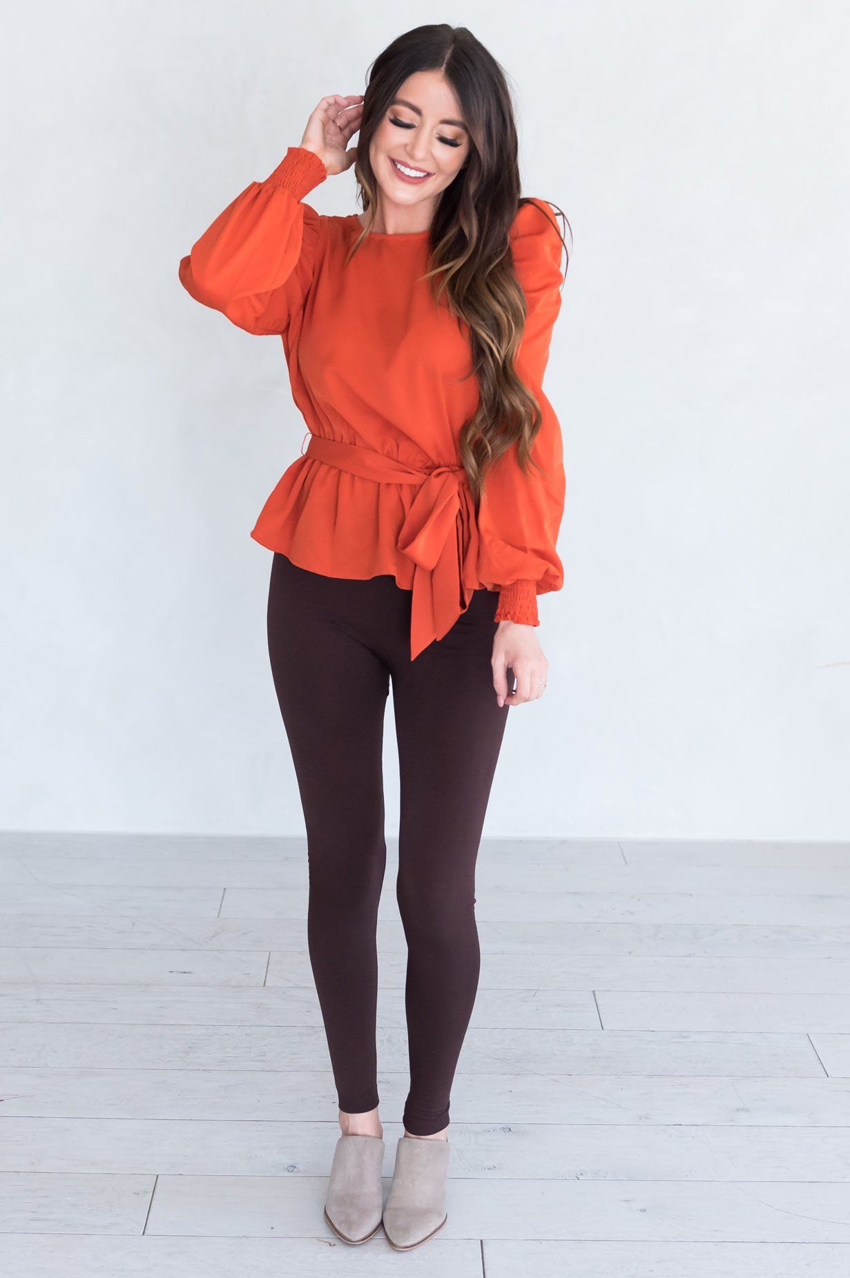 Walking In Sunlight Modest Blouse Tops vendor-unknown