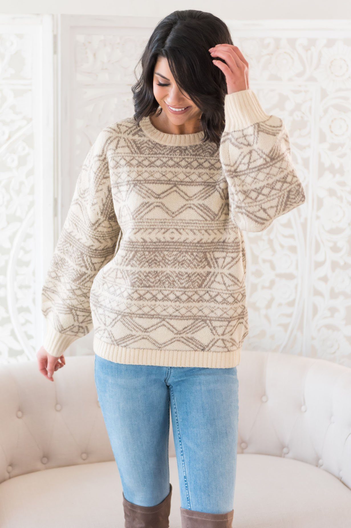 Cozy & Cool Modest Sweater Modest Dresses vendor-unknown