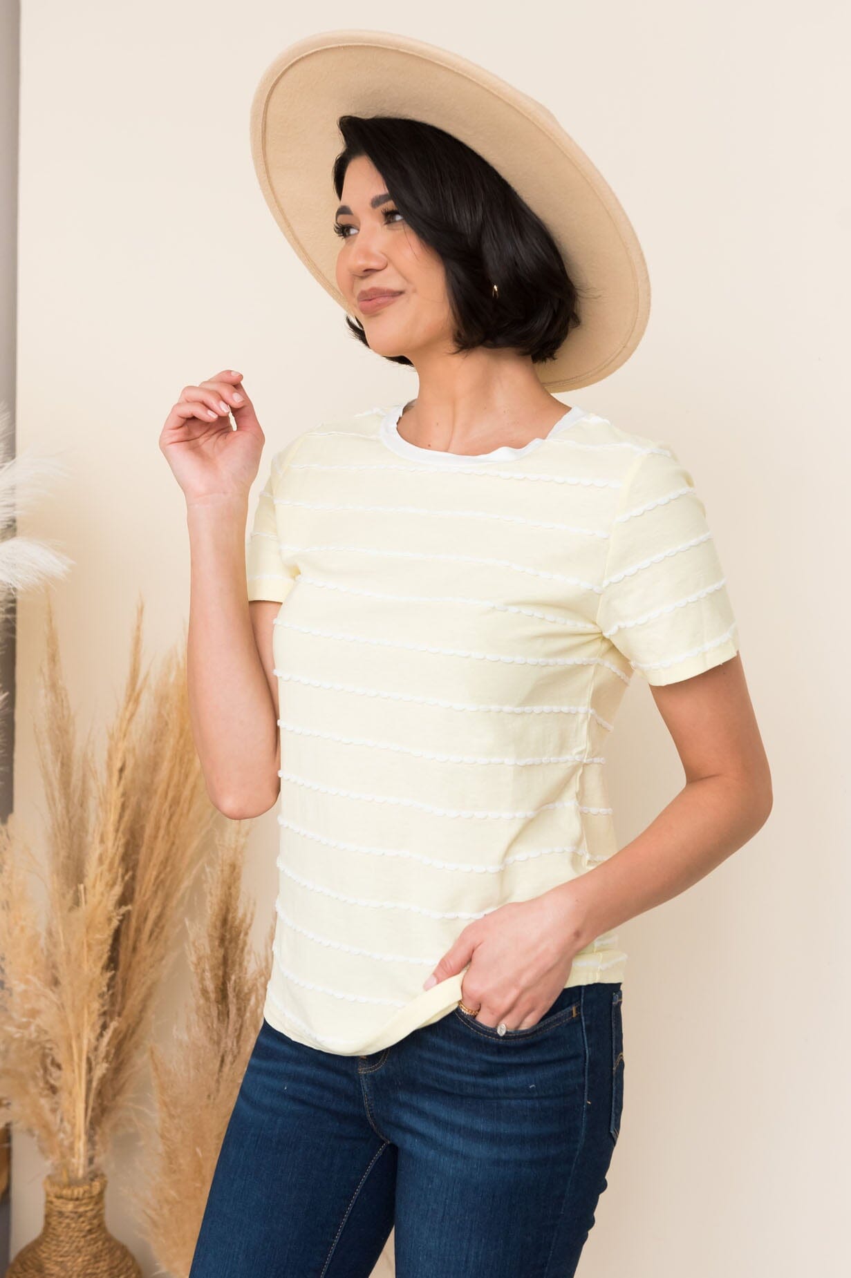 Looking Ahead Modest Top Modest Dresses vendor-unknown