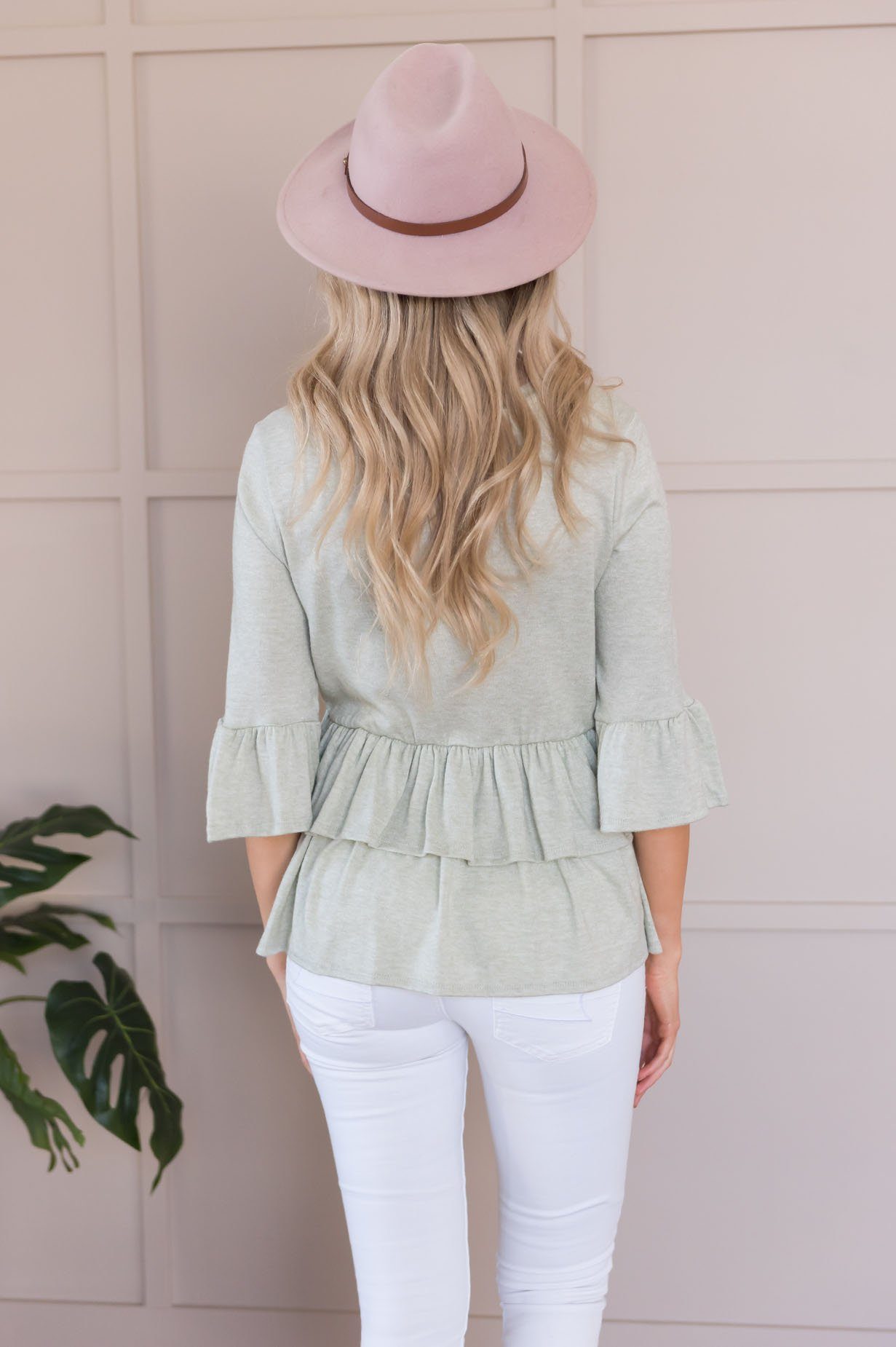 Love For A Lifetime Modest Button Blouse Tops vendor-unknown