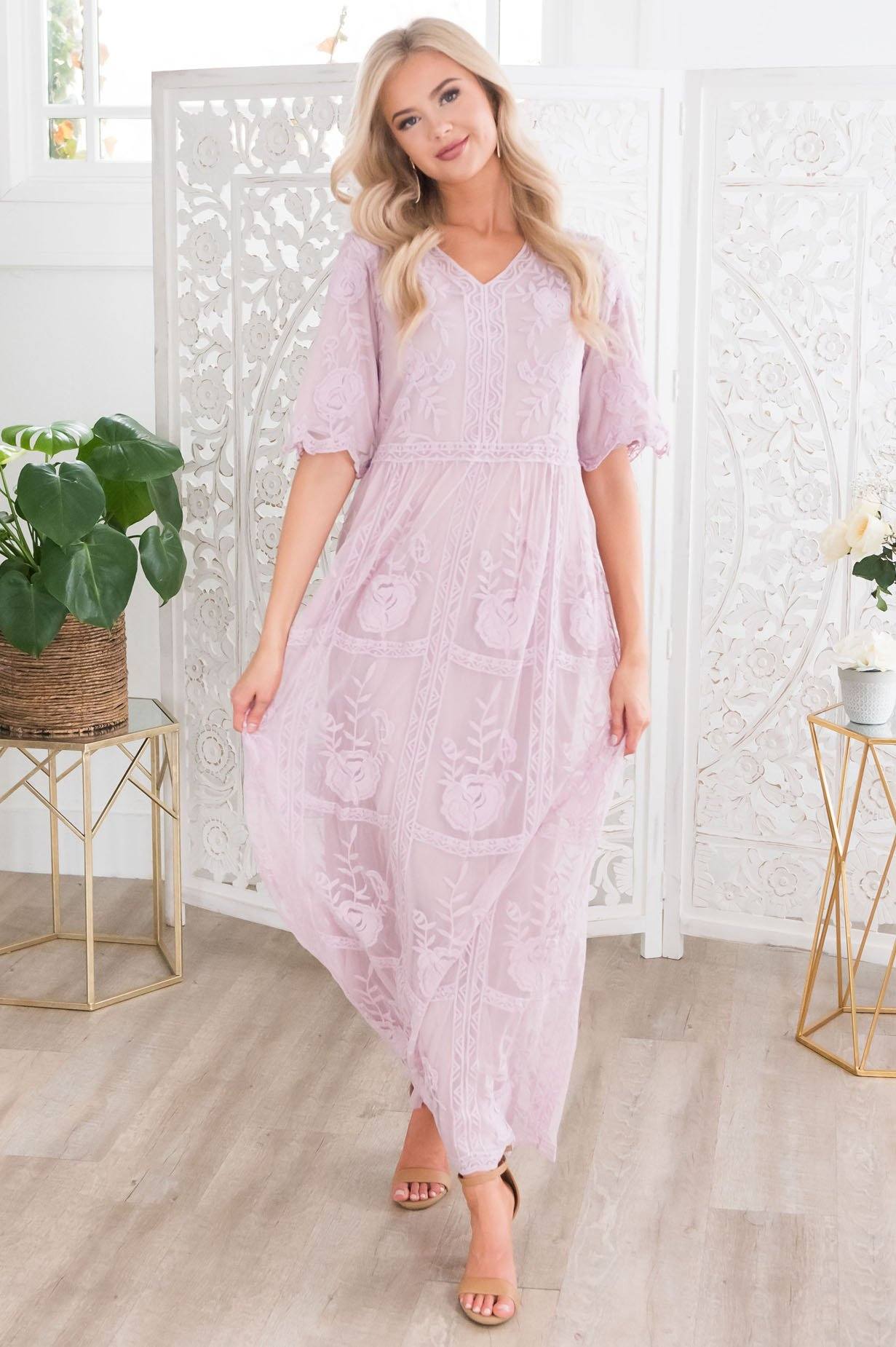 The Lexi Boho Maxi Dress Modest Dresses vendor-unknown