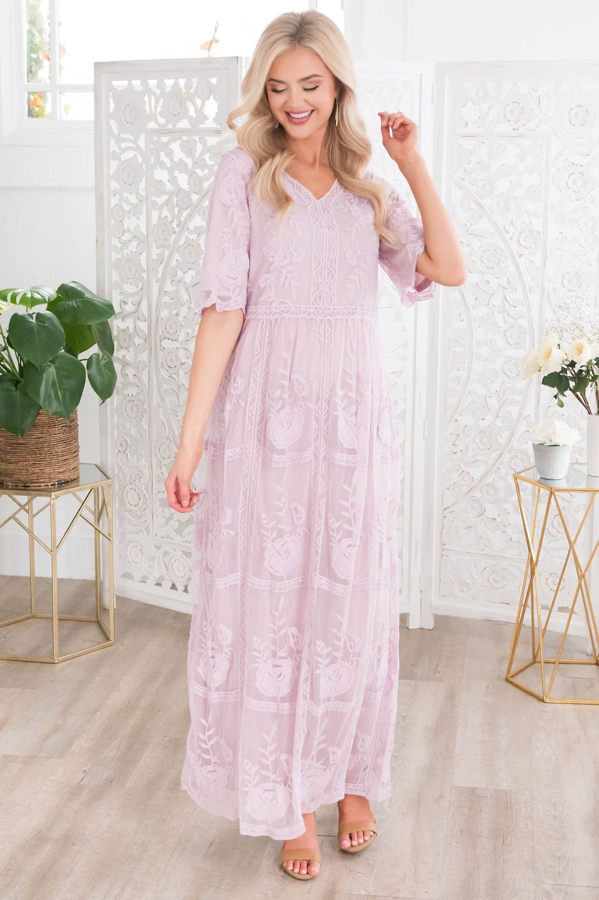 The Lexi Boho Maxi Dress Modest Dresses vendor-unknown