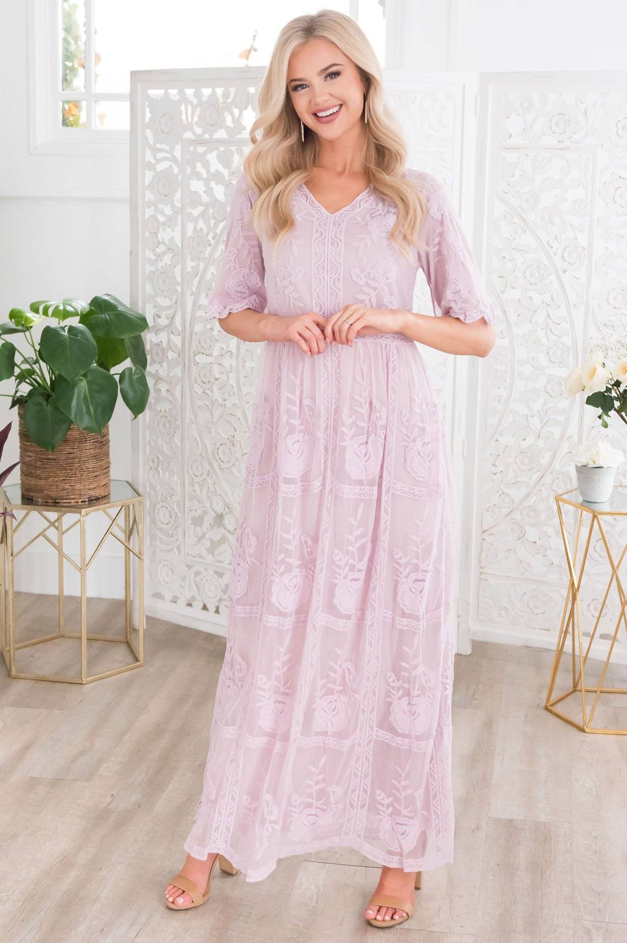 The Lexi Boho Maxi Dress Modest Dresses vendor-unknown