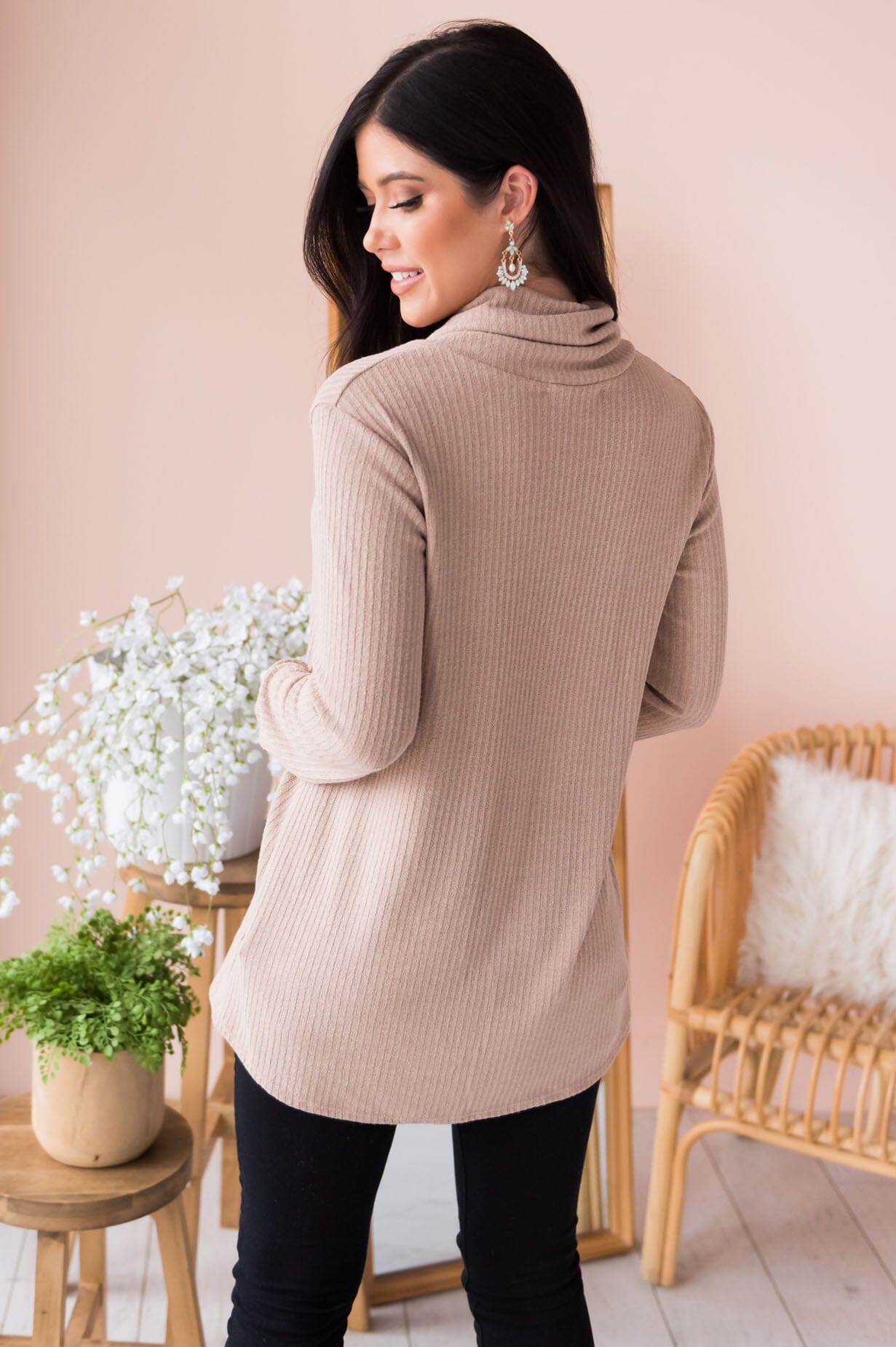 The Mountains Are Calling Modest Sweater Tops vendor-unknown