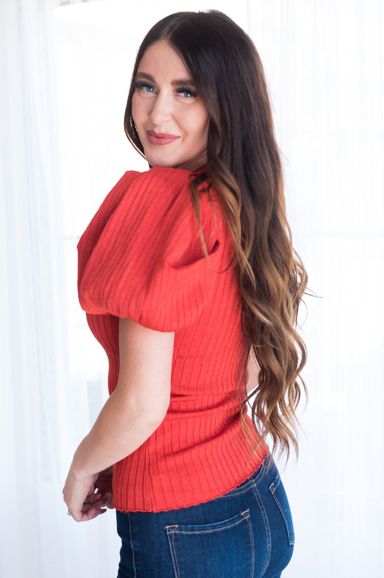 A Bit Of Shimmer Modest Blouse Tops vendor-unknown