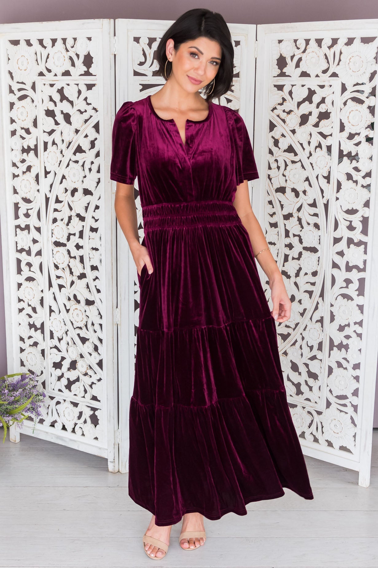 The Cosetta Modest Dresses vendor-unknown