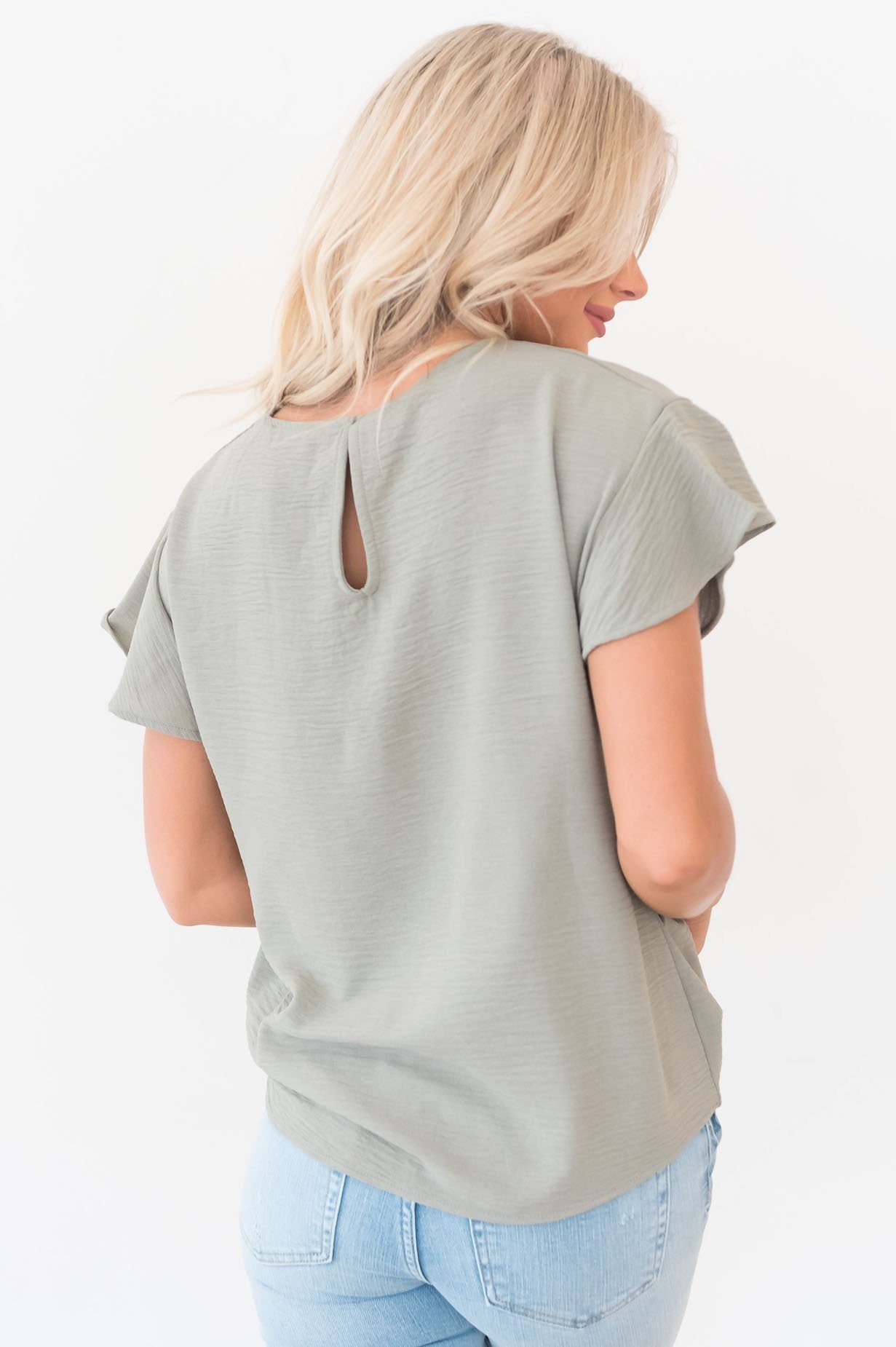 Simple Perfection Modest Blouse Tops vendor-unknown