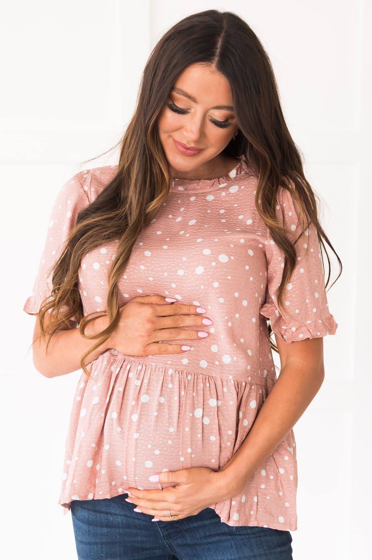 Precious Moments Modest Blouse Modest Dresses vendor-unknown