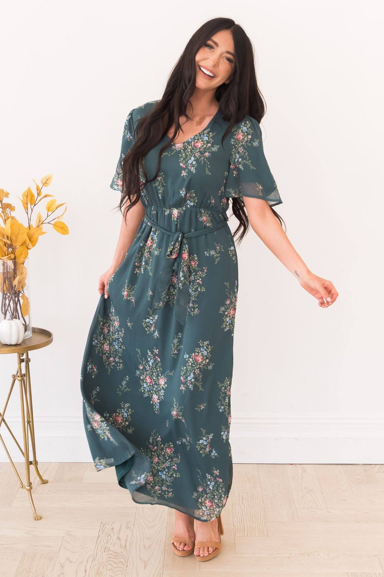 The Sarai Modest Dresses teanrose