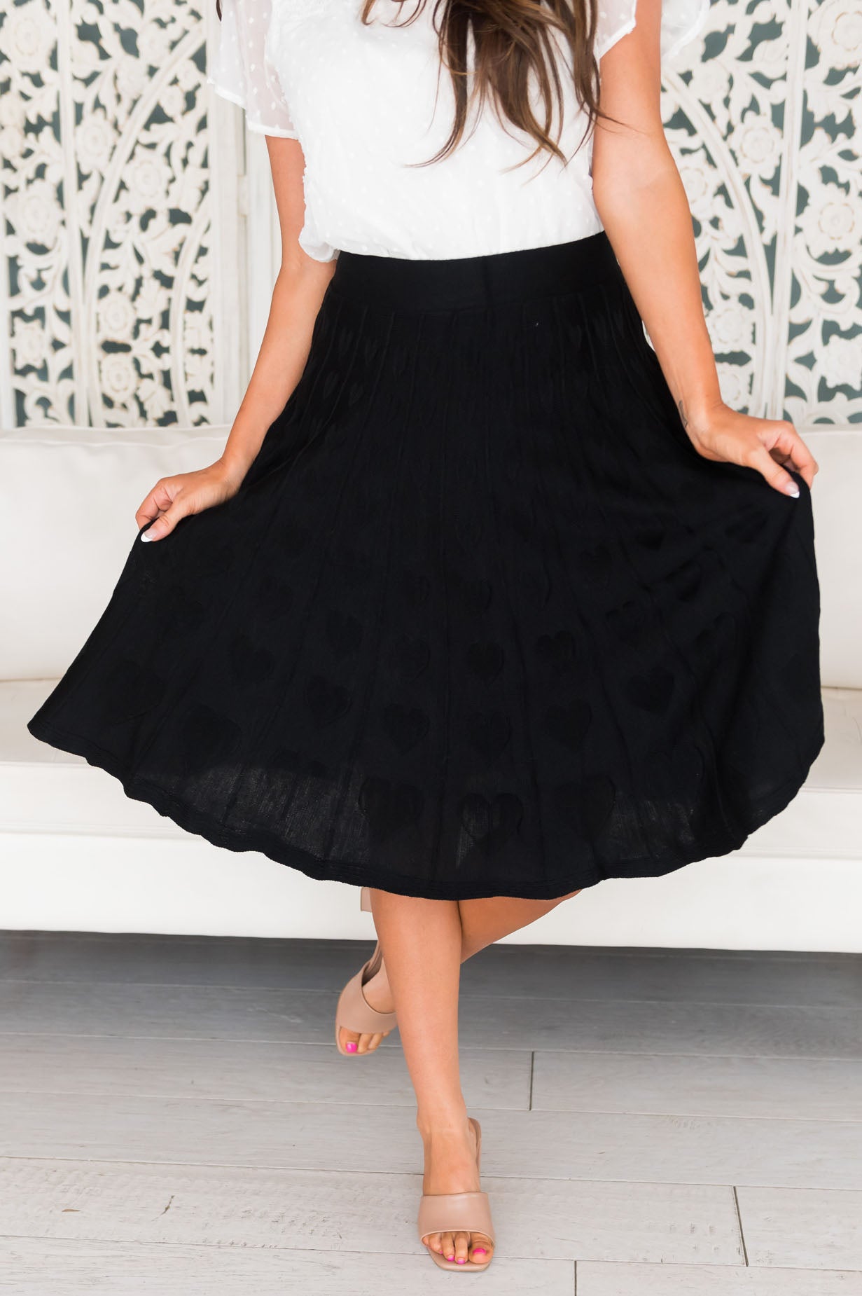 She's A Sweetheart Modest Skirt Skirts vendor-unknown