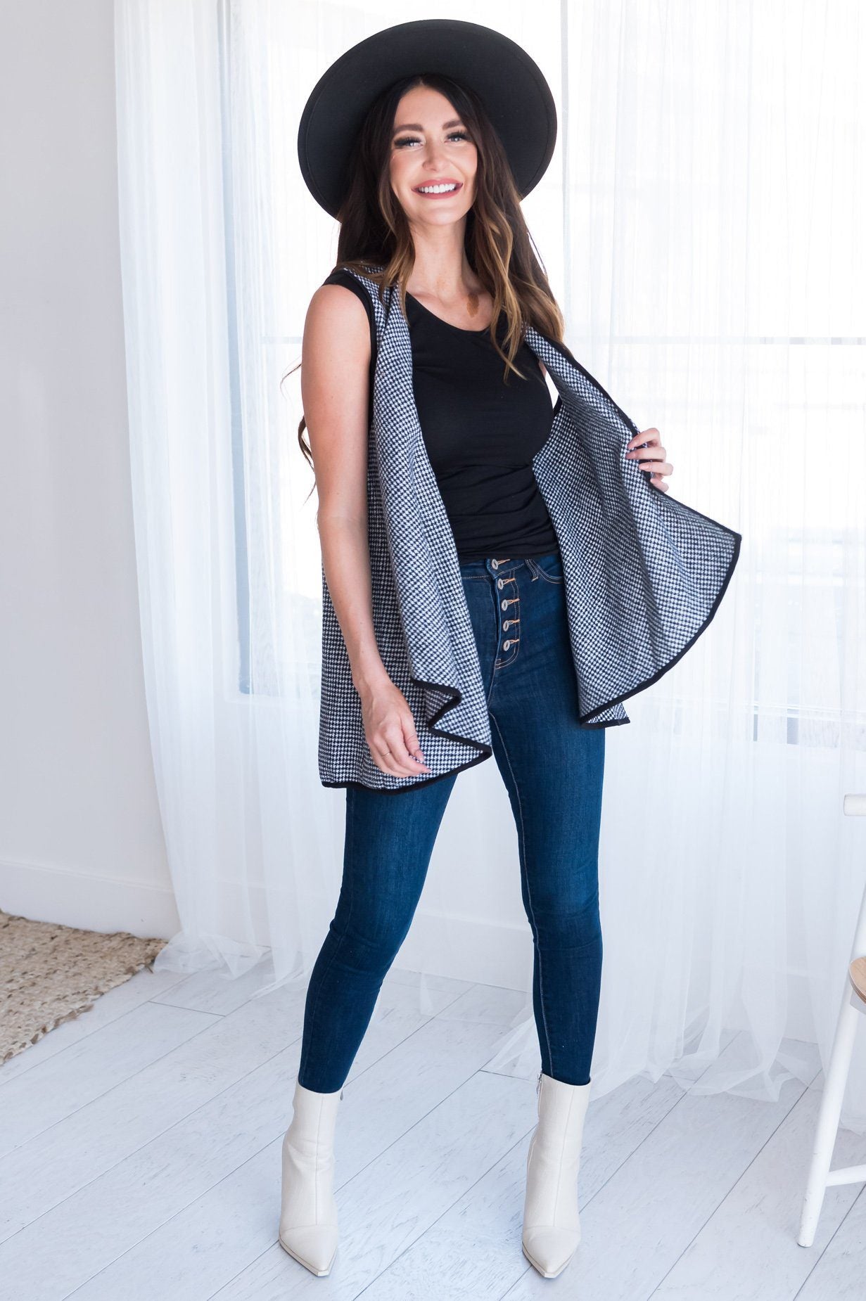 Crisp Nights Modest Vest Modest Dresses vendor-unknown