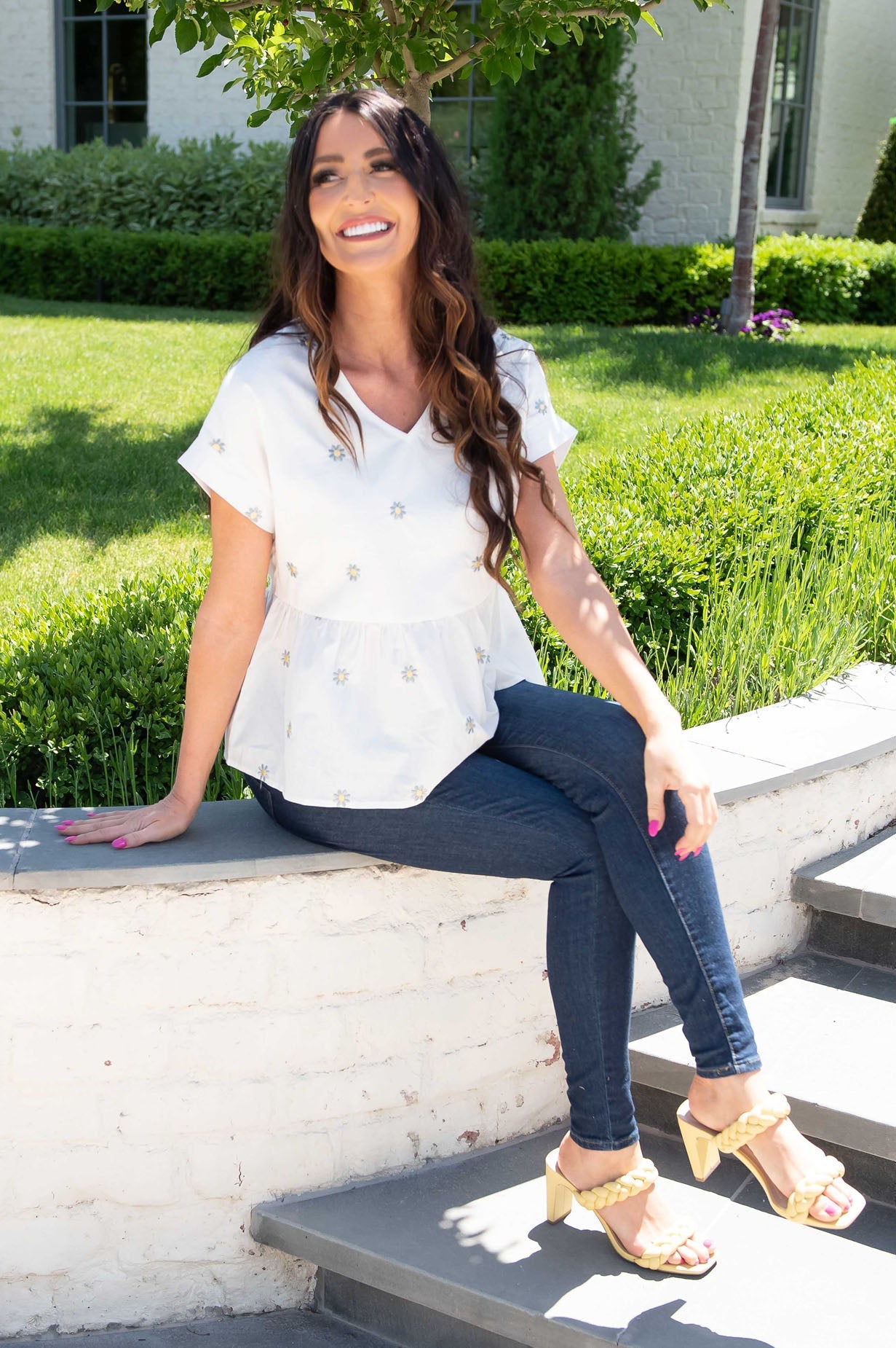 Wonderful Days Ahead Modest Peplum Blouse Modest Dresses vendor-unknown