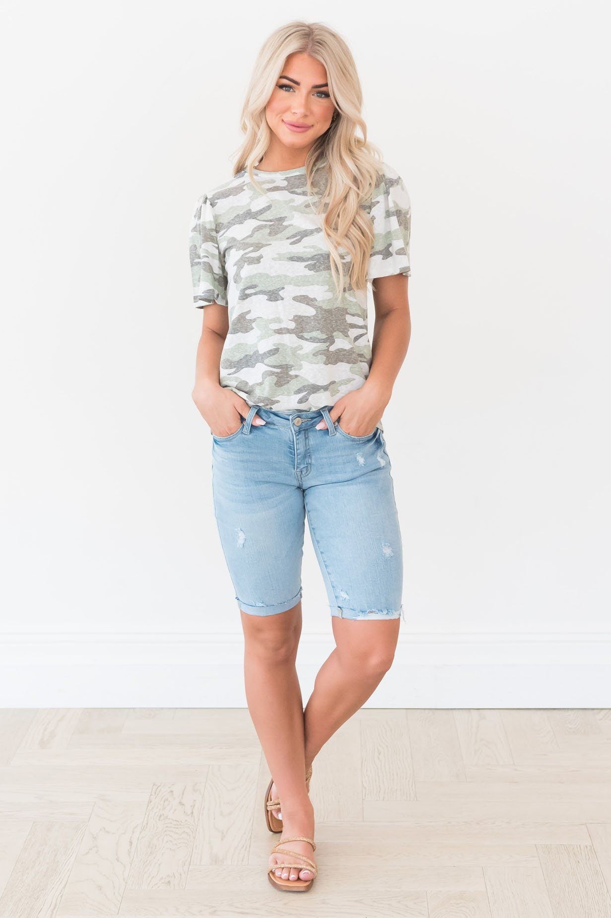 Just That Simple Modest Top Tops vendor-unknown