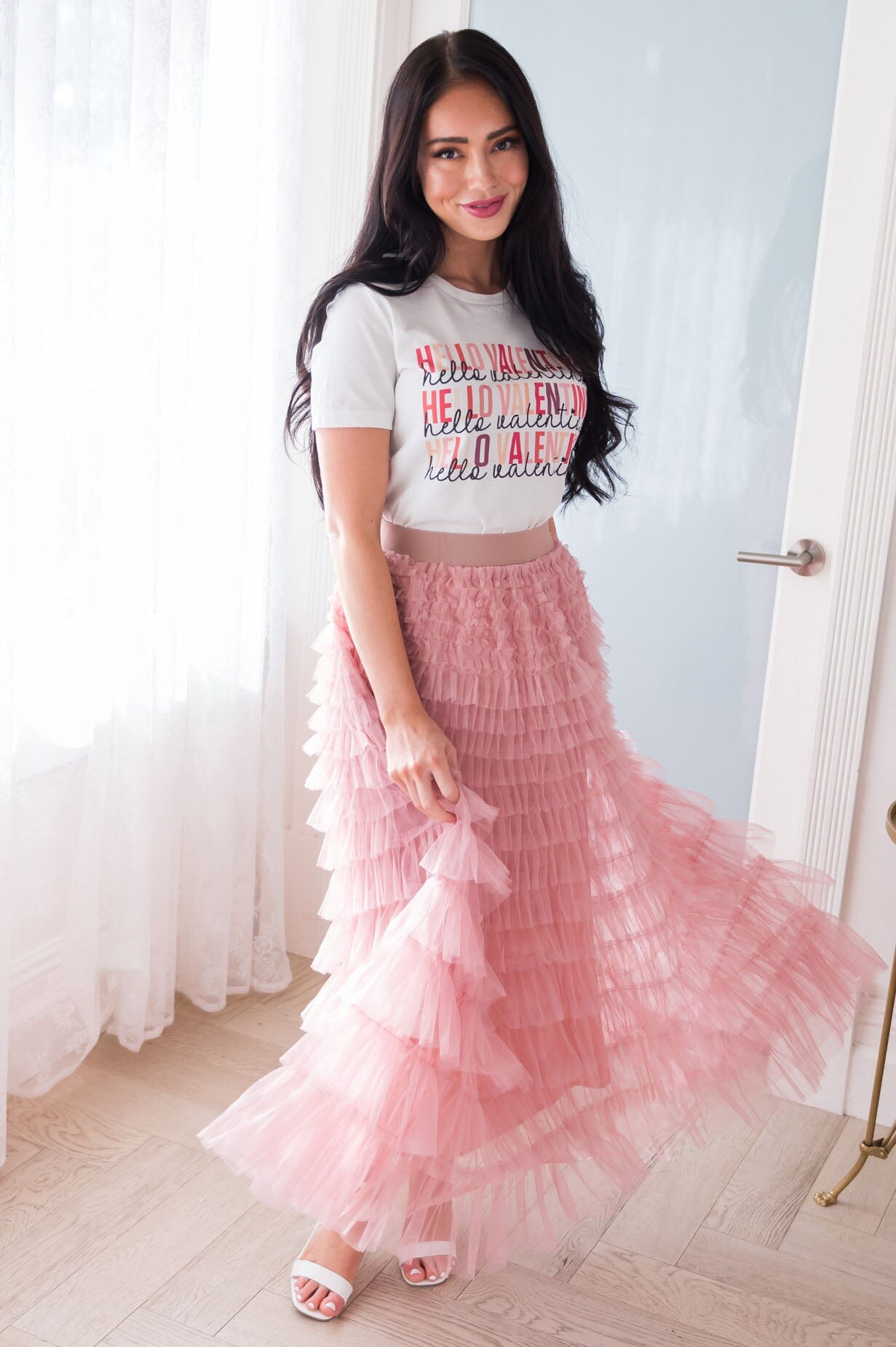 Hello Valentine Modest Tee Modest Dresses vendor-unknown