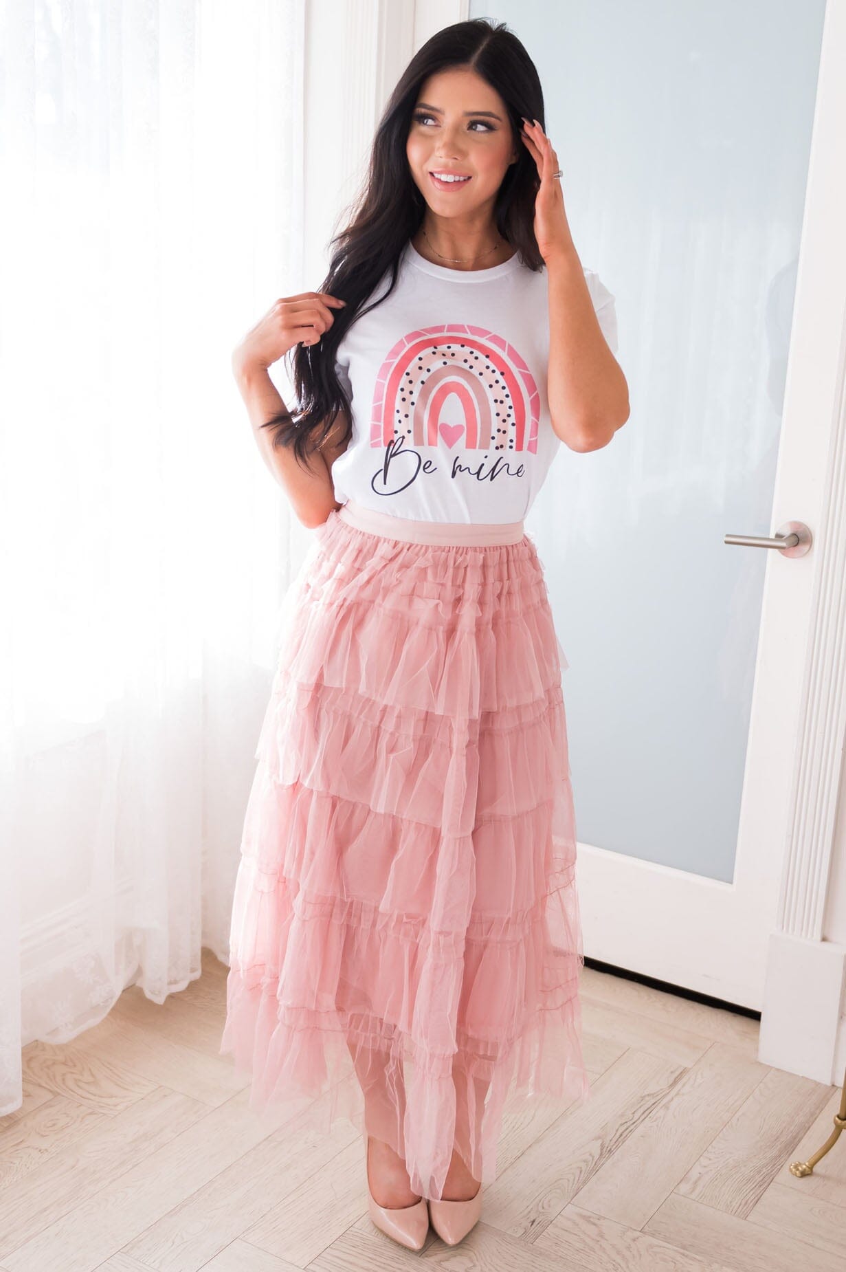 Rainbow Be Mine Modest Tee Modest Dresses vendor-unknown