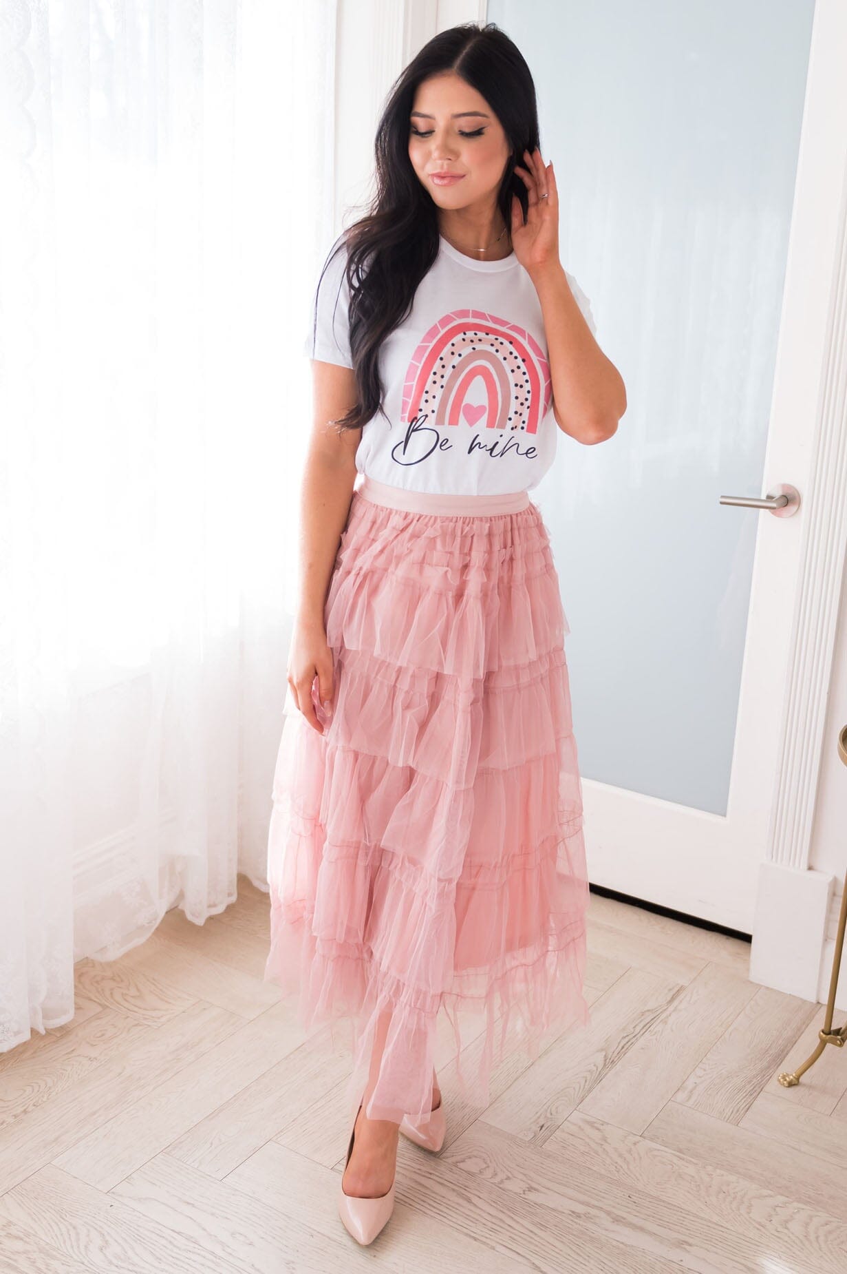 Rainbow Be Mine Modest Tee Modest Dresses vendor-unknown