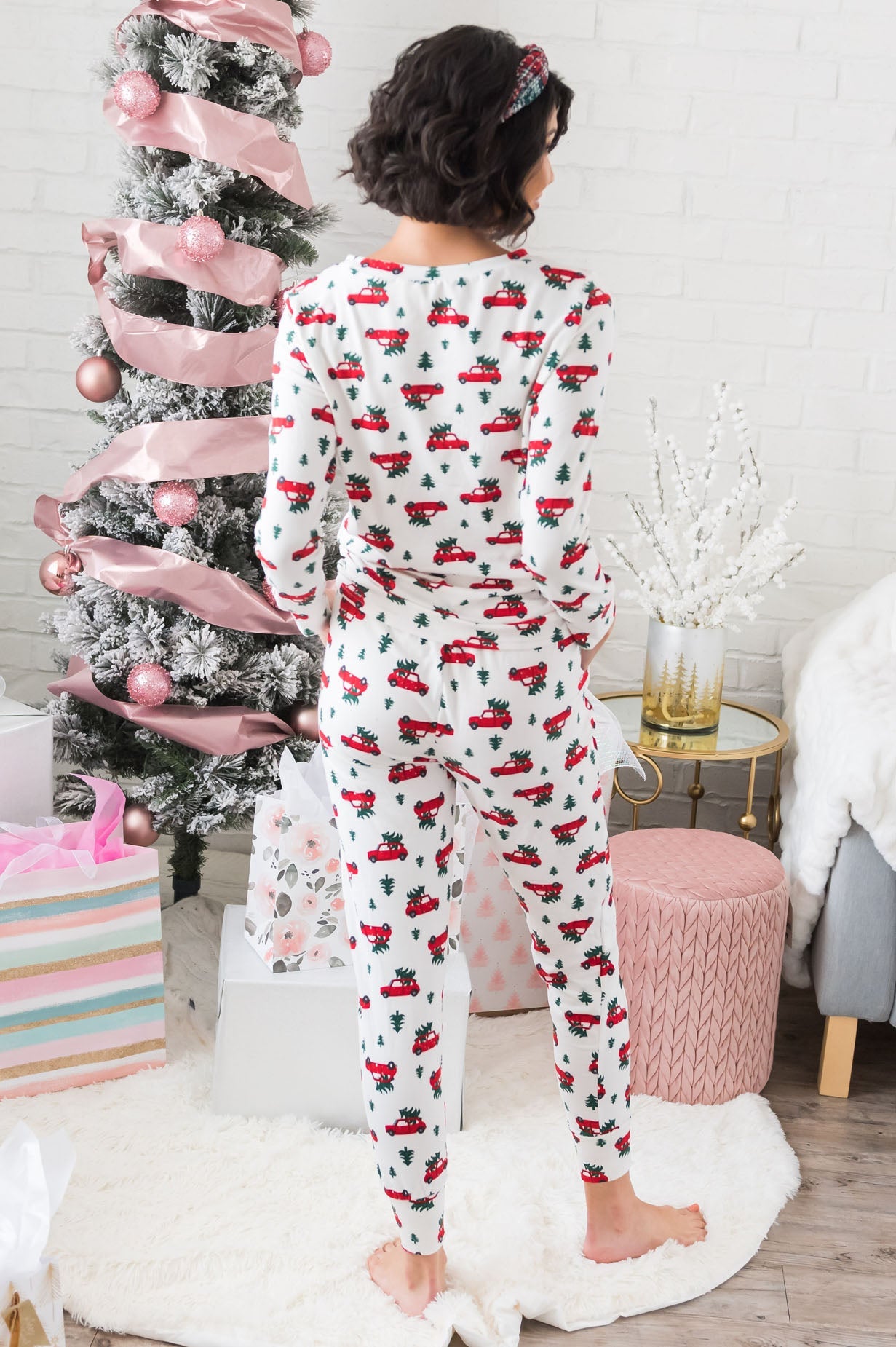 Antique Christmas Modest Lounge Set Tops vendor-unknown