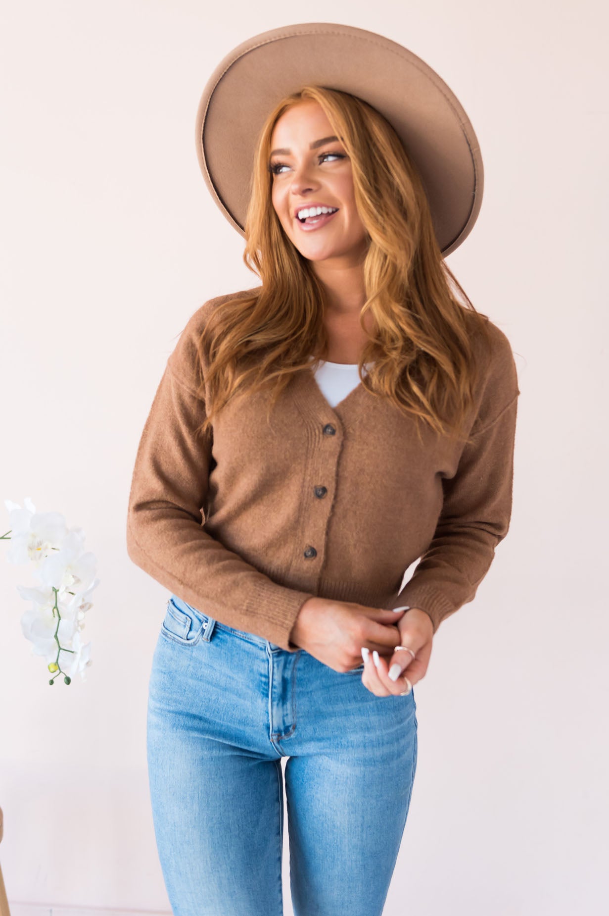 Warm Wishes Modest Cropped Cardigan Modest Dresses vendor-unknown